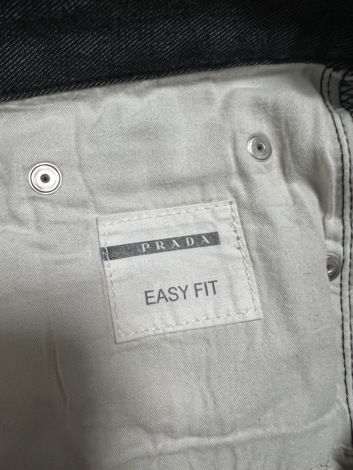 Prada Black prada jeans denim pants xxl Size US 35 - 6 Thumbnail