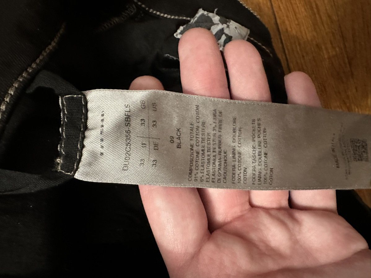 Rick Owens Drkshdw Rick Owens FW23 Luxor GETH CUT DISTRESSED SBFLS JEANS Size US 33 - 8 Thumbnail