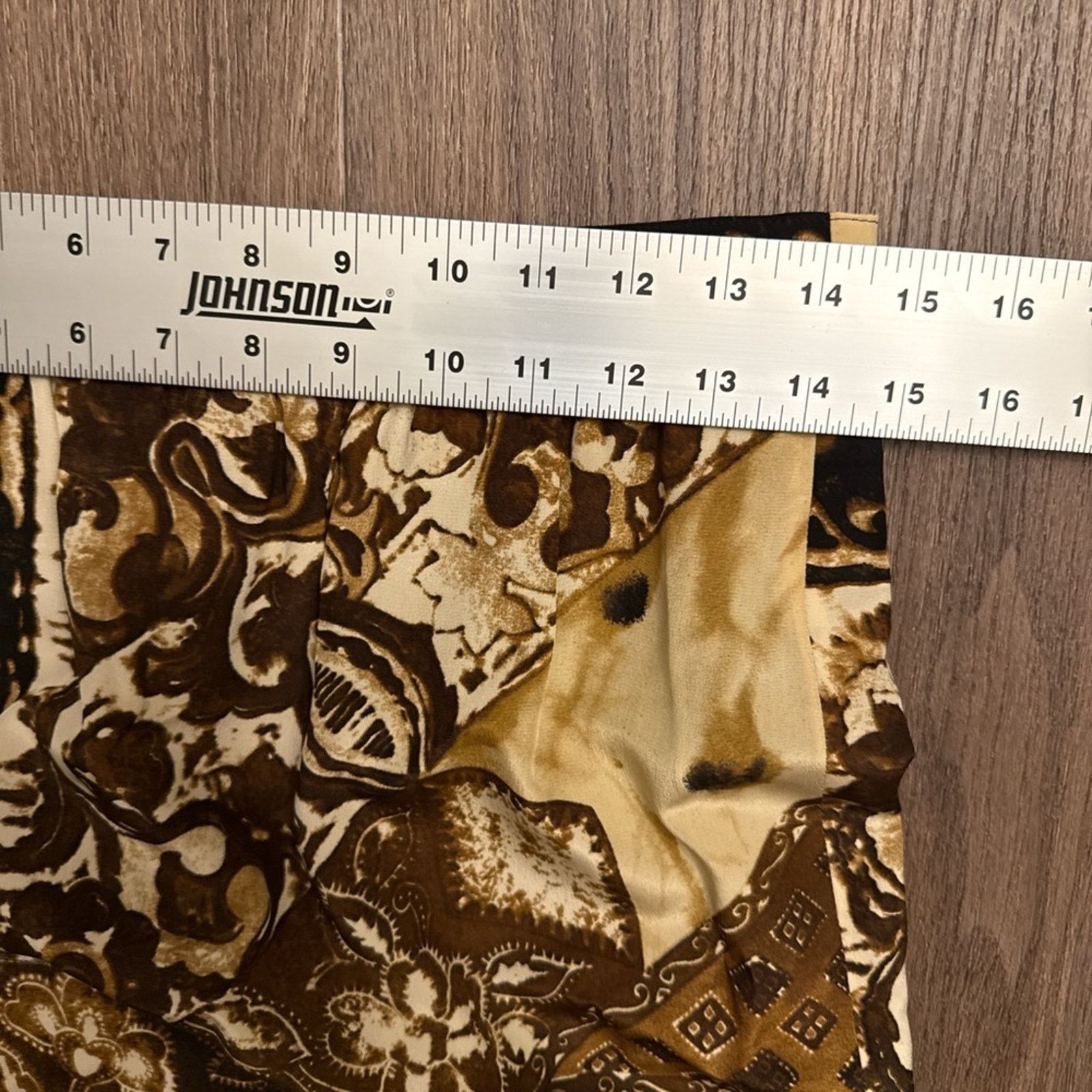 Max Mara Max mara Elegant Patchwork brown, and tan button front skirt Size 30" / US 8 / IT 44 - 8 Thumbnail