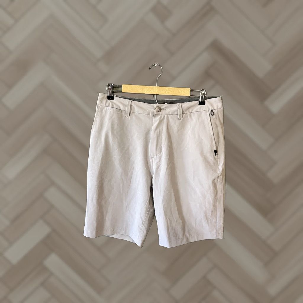 Quiksilver Quiksilver Mens Outdoor Beach Amphibion Shorts Size 32 Gray Chino Outdoor Mens 32 Size US 32 / EU 48 - 1 Thumbnail