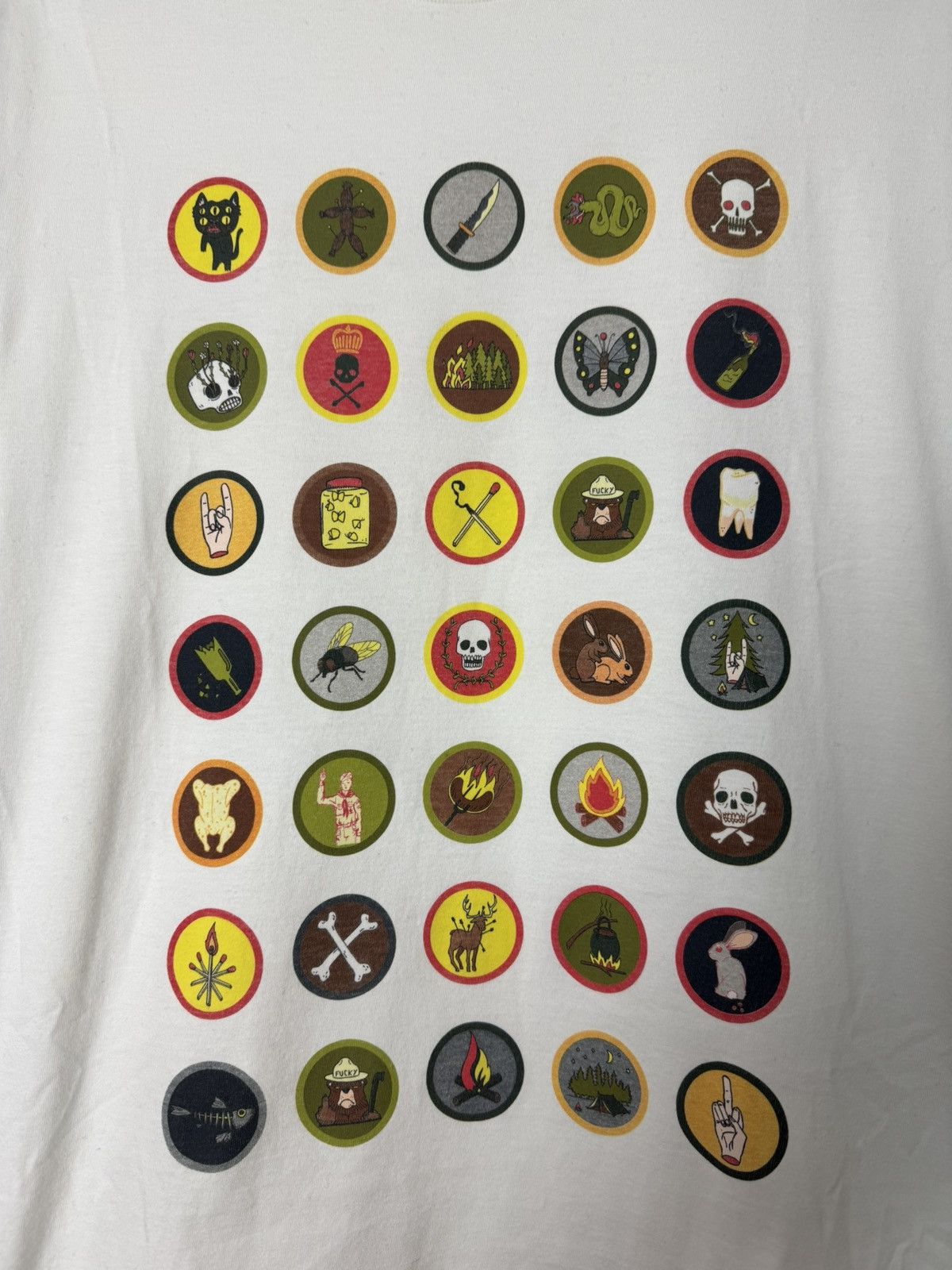 Dsquared2 00s Dsquared2 “Scout Badges” Archive Tee Avant Garde Y2K Size US L / EU 52-54 / 3 - 3 Thumbnail