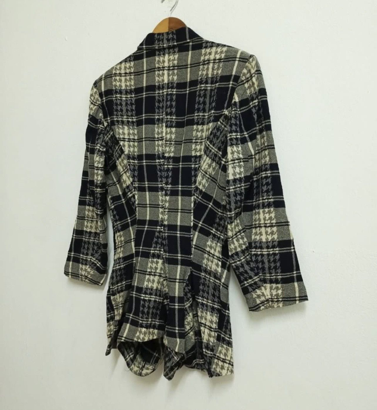 Tricot Comme des Garcons A/W 1992 COMME DES GARCONS TRICOT PLAID SHIRT BLOUSE JACKET Size S / US 4 / IT 40 - 9 Thumbnail