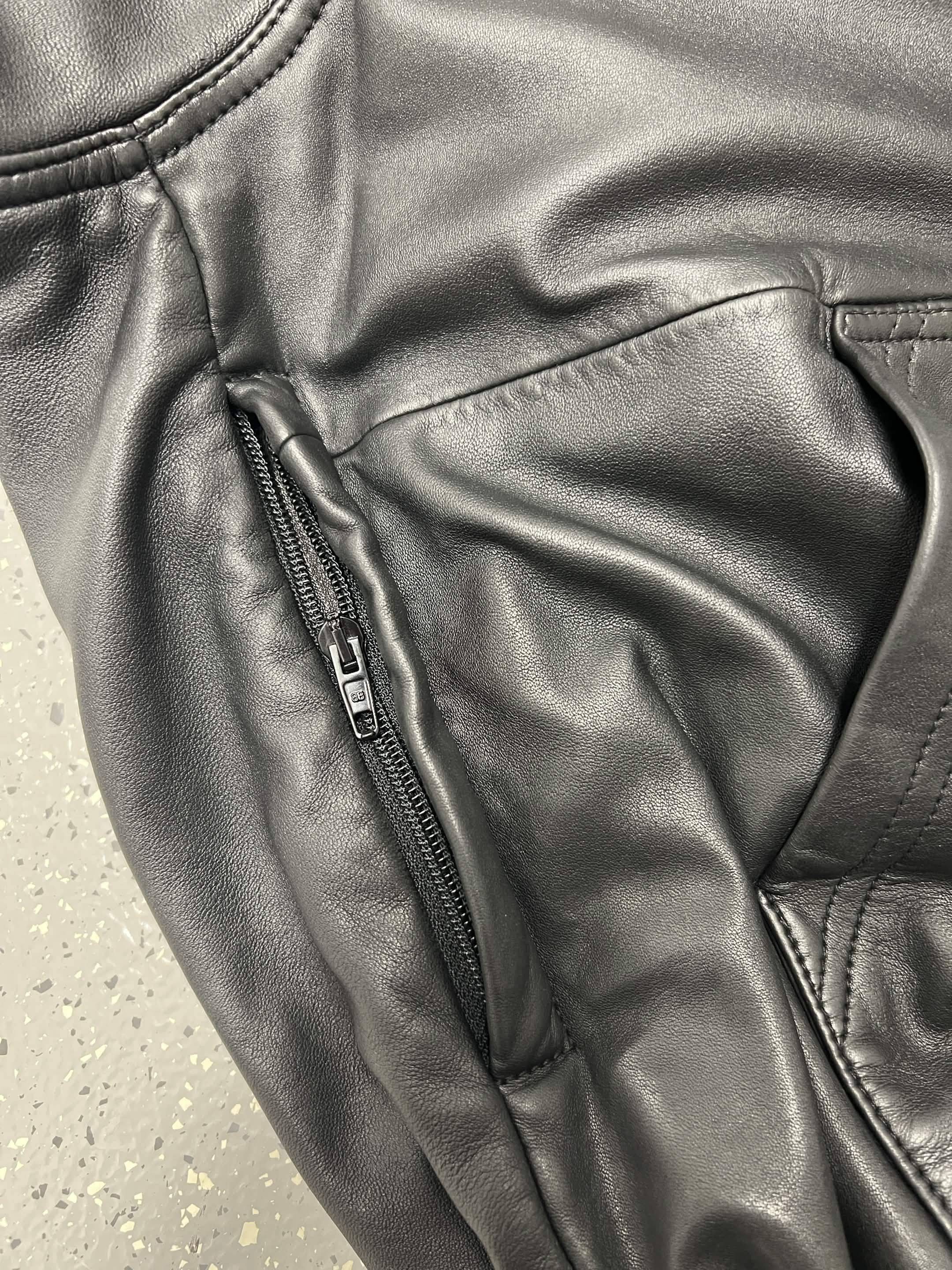 Balenciaga Balenciaga Leather Hoodie (Denma) Size US M / EU 48-50 / 2 - 4 Thumbnail