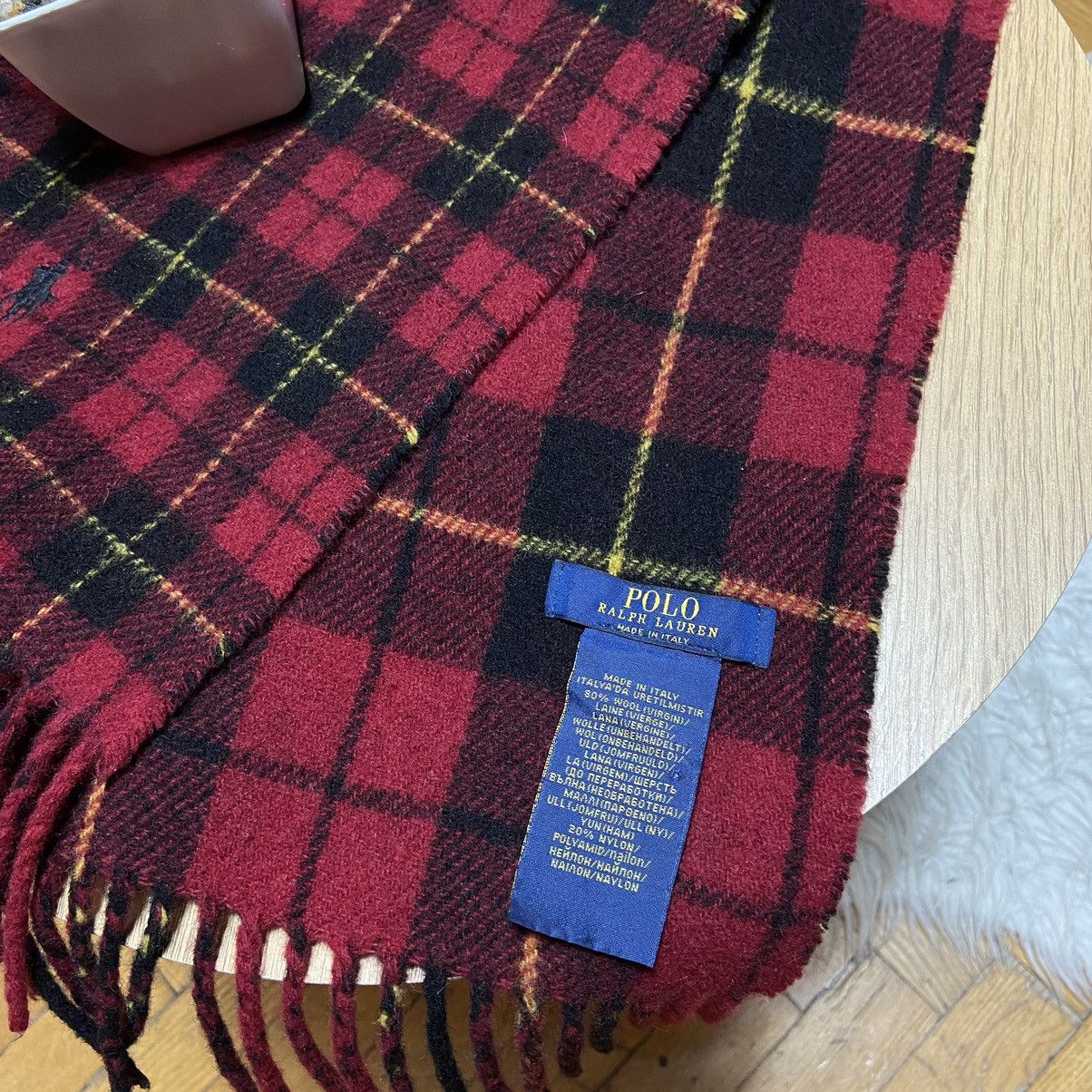 Polo Ralph Lauren 📌 Vintage Polo Ralph Lauren Virgin Wool Scarf Neckwear Size ONE SIZE - 5 Thumbnail