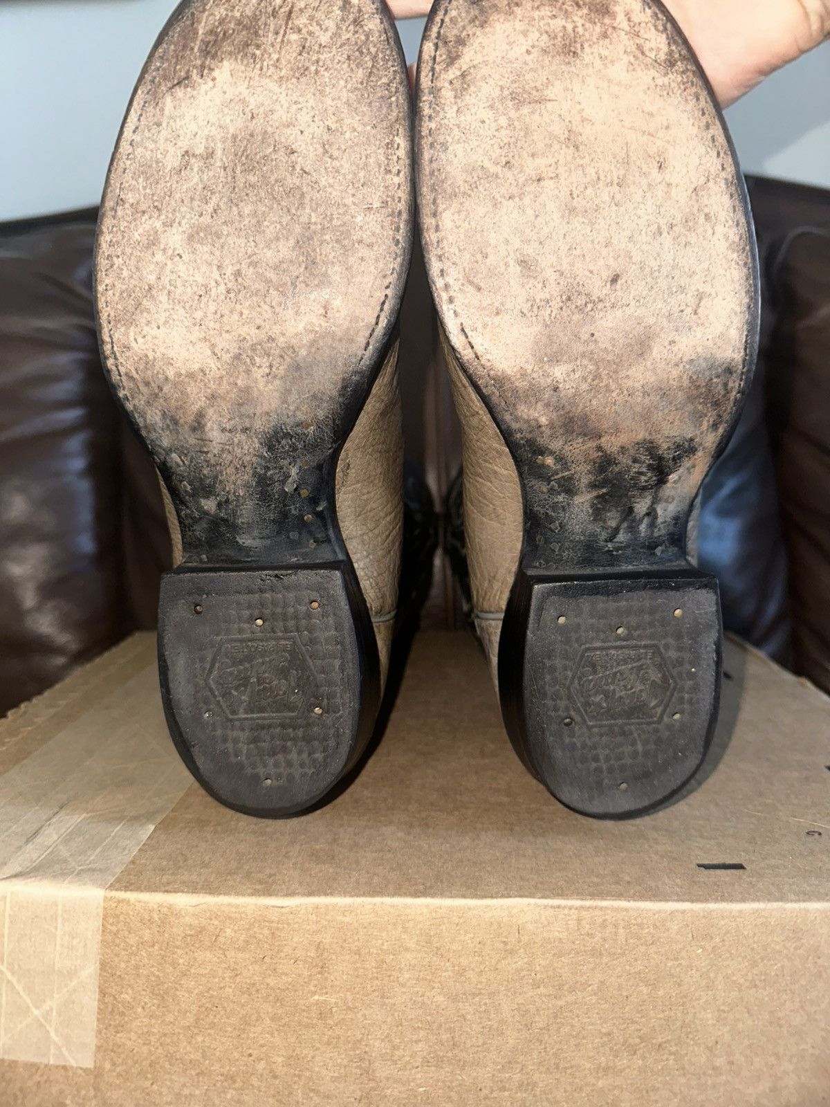 Tony Lama × Vintage Vintage Tony Lama Ostrich Boots Size US 9.5 / EU 42-43 - 8 Thumbnail