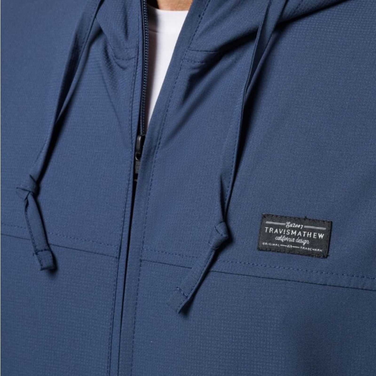 TravisMathew Men's Travis Mathew Wanderlust Hoodie Full Zip Golf Jacket Size US L / EU 52-54 / 3 - 4 Thumbnail