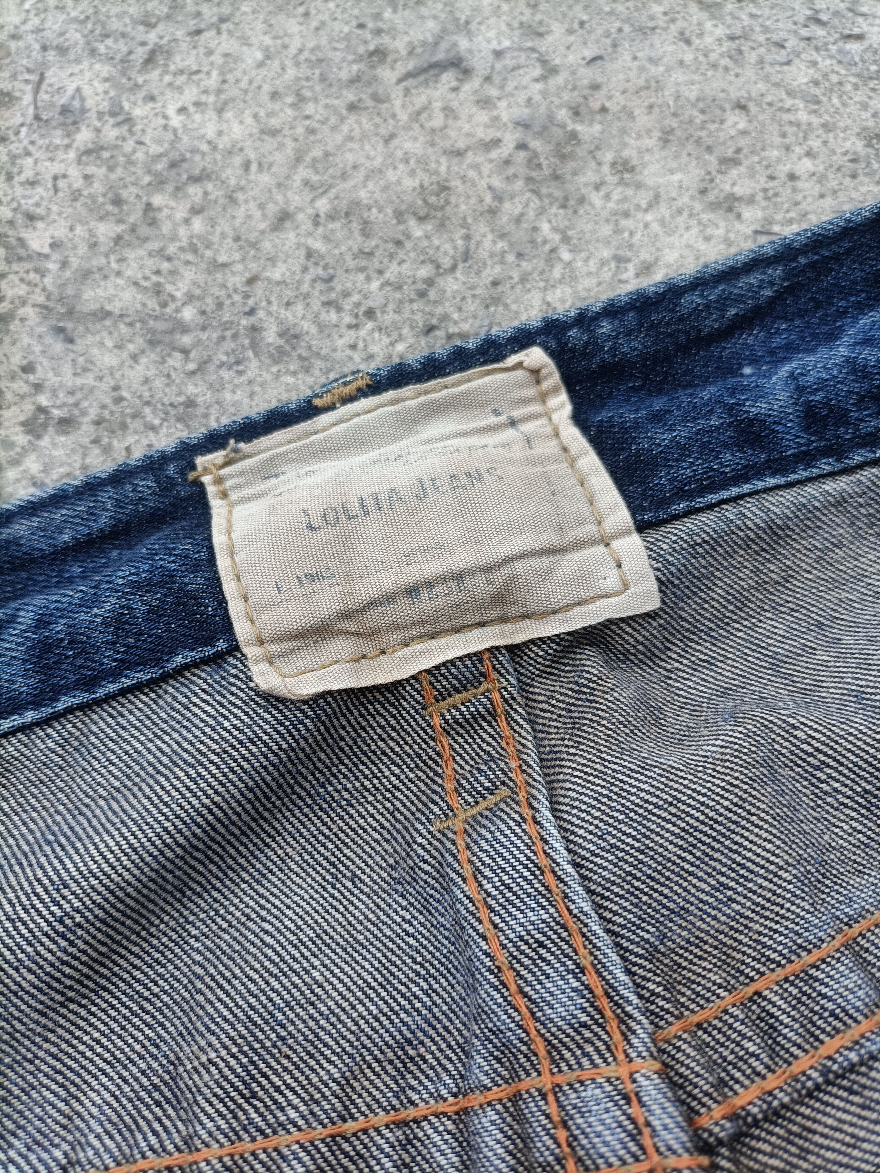 Japanese Brand Lolita Jeans Distressed Denim Pants by Yoshitomo Nara Blue Size US 34 / EU 50 - 7 Thumbnail