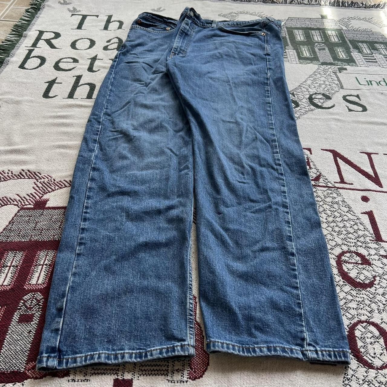 Levi's Vintage Y2K/2000s Baggy Grunge Dark wash Levi’s Denim Jeans! Size US 40 / EU 56 - 3 Thumbnail