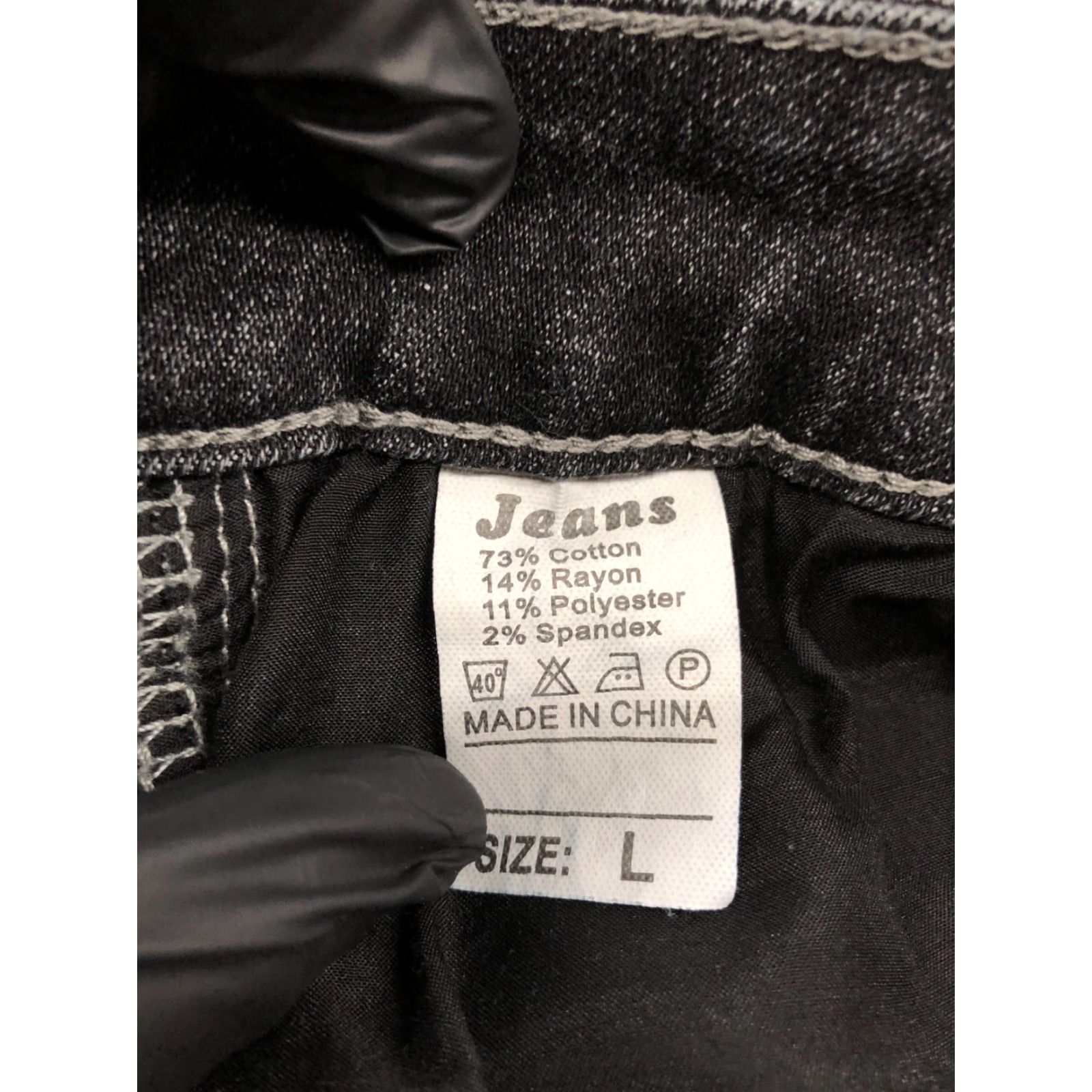 Vintage VINTAGE Jeans High Rise Mom Shorts Womens Size L Dark Wash Black Denim Jean Size 36" / US 14 / IT 50 - 7 Thumbnail