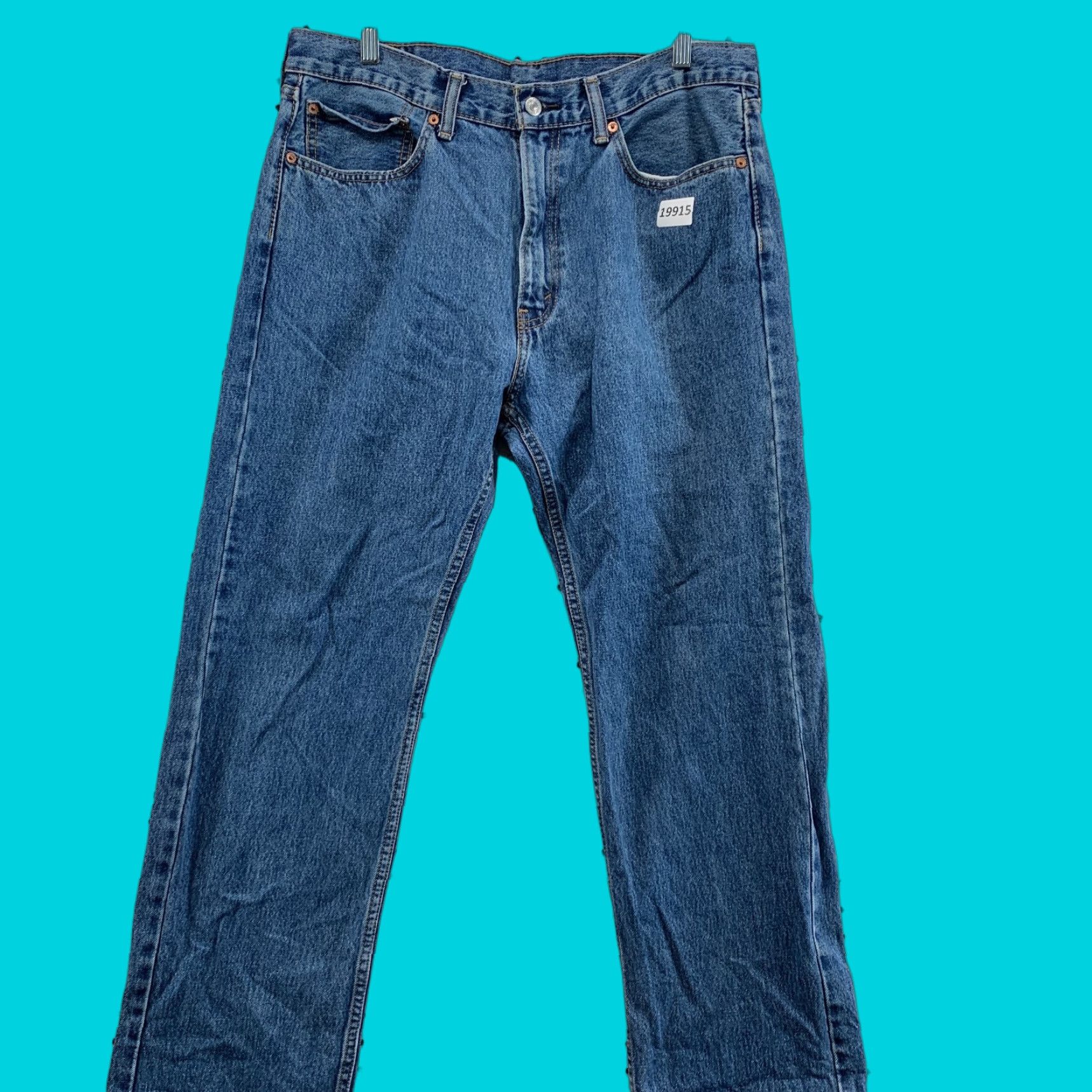 Levi's VINTAGE Levi's 505 Blue Denim Jeans Mens Size 36x30 Straight Levi's 505 Blue Denim Jeans Mens Size 36x30 Straight Leg Blue Size US 36 / EU 52 - 1 Thumbnail