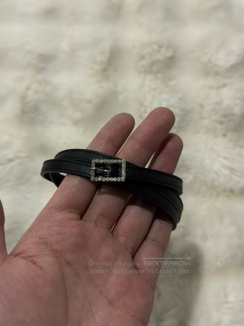 Saint Laurent Paris Saint Laurent Paris size 75 Crystal Leather Belt Size ONE SIZE - 1 Thumbnail