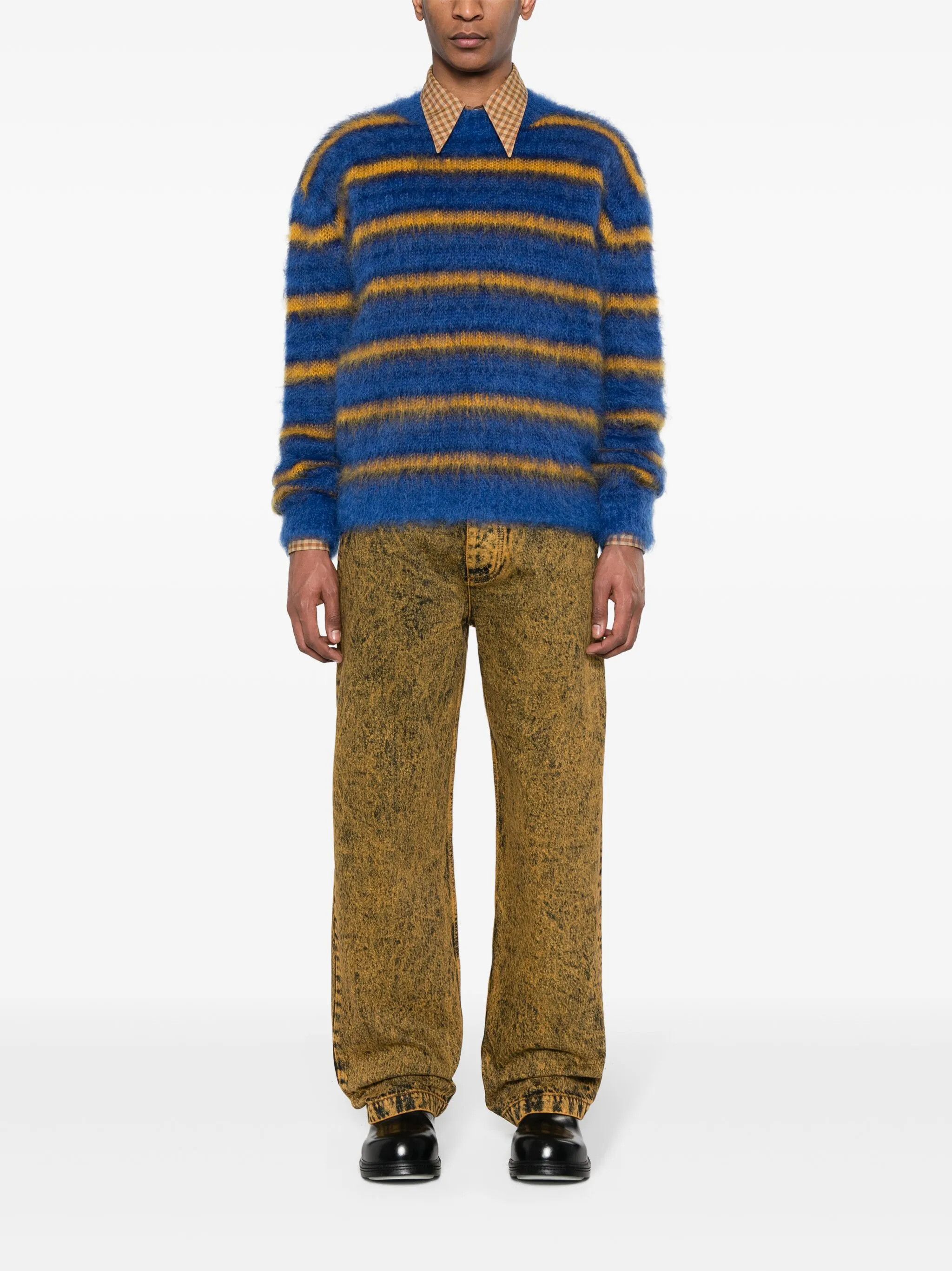 Marni o1y0225 Jeans Pant in Brown Size US 38 / EU 54 - 5 Thumbnail