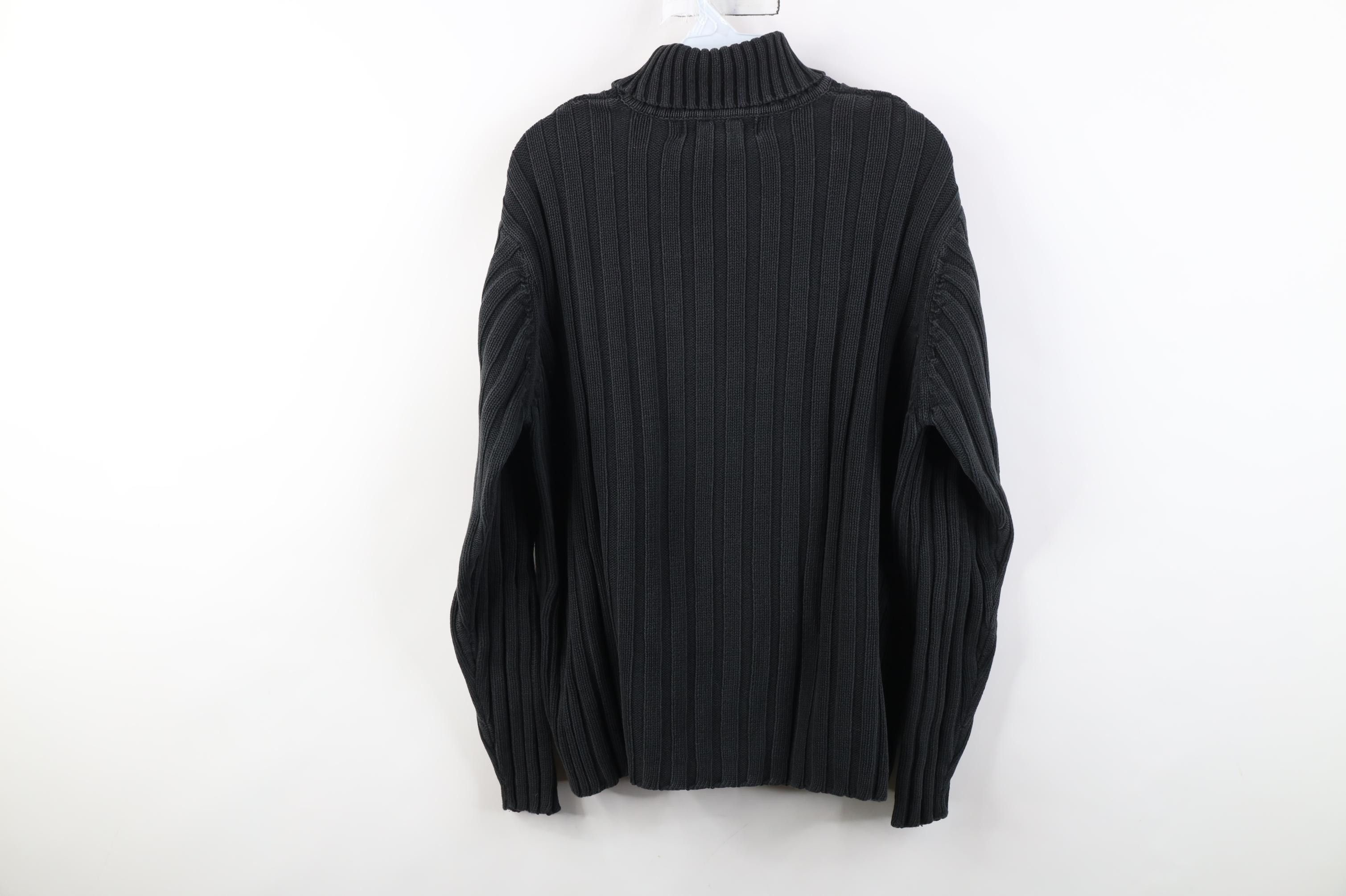 Banana Republic Vintage 90s Y2K Banana Republic Ribbed Turtleneck Sweater Size US L / EU 52-54 / 3 - 9 Thumbnail