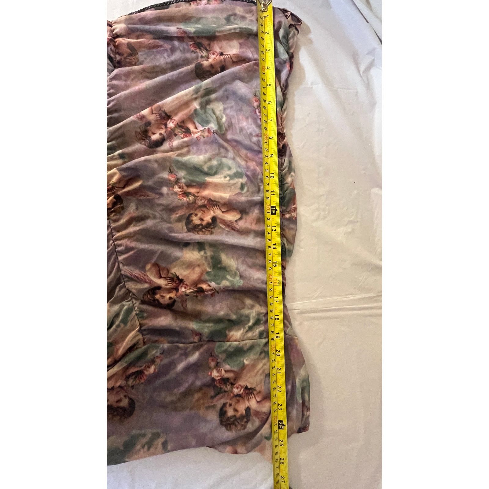 Other Prettylittlething Purple/Lilac Angel Print Bodycon Dress 6 Size M / US 6-8 / IT 42-44 - 8 Thumbnail