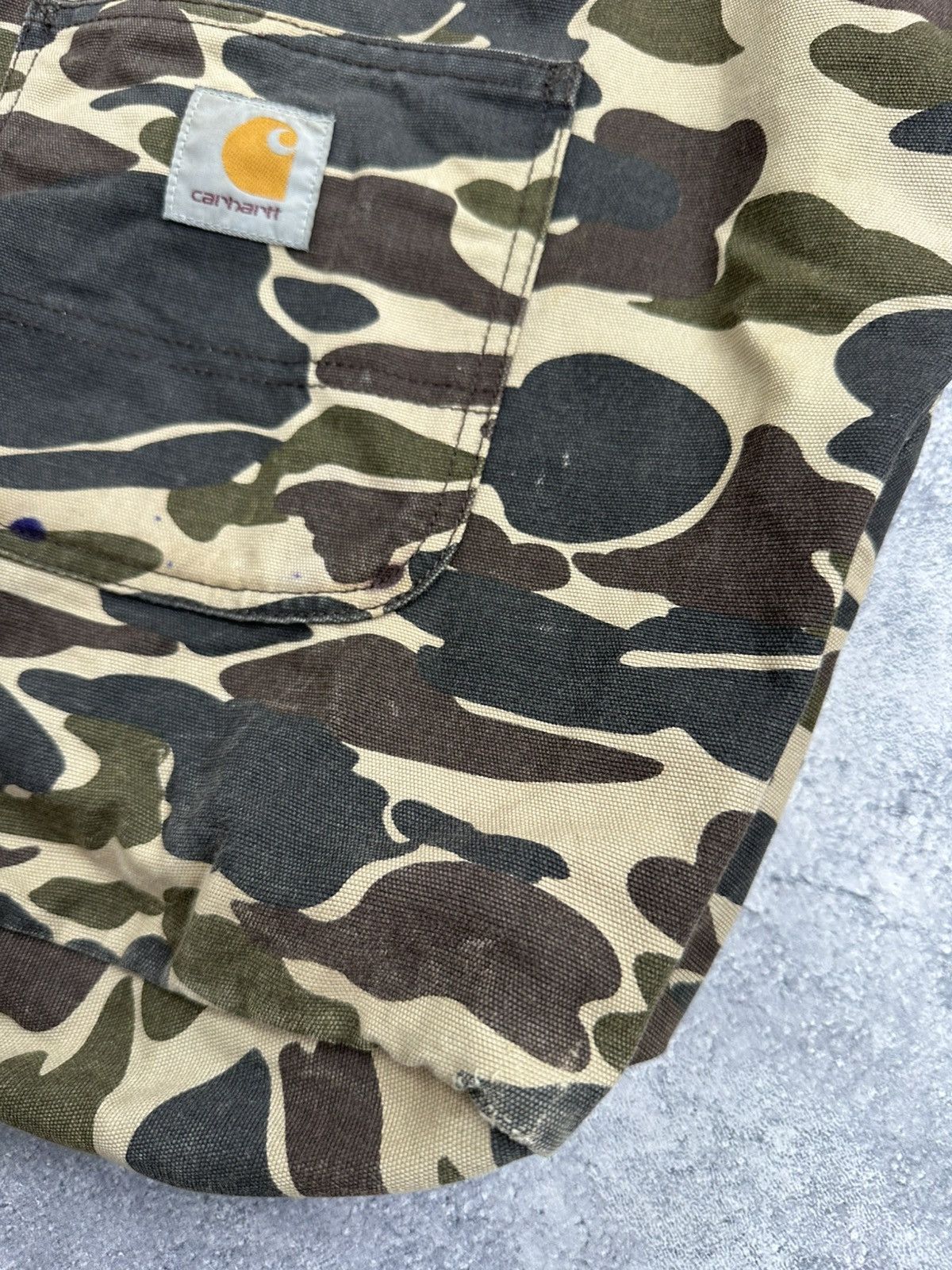 Carhartt 🚨Rare Vintage Carhartt Simple Tote Bag Camouflage Y2K Size ONE SIZE - 14 Thumbnail
