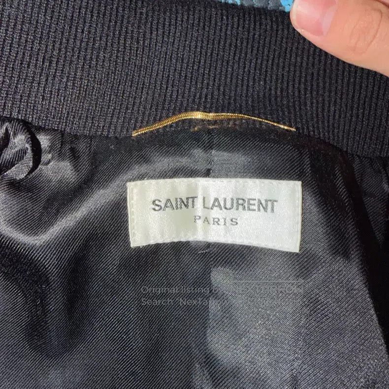 Saint Laurent Paris Saint Laurent Paris Black and Red Patchwork Wool Teddy Bas Size XS / US 0-2 / IT 36-38 - 4 Thumbnail