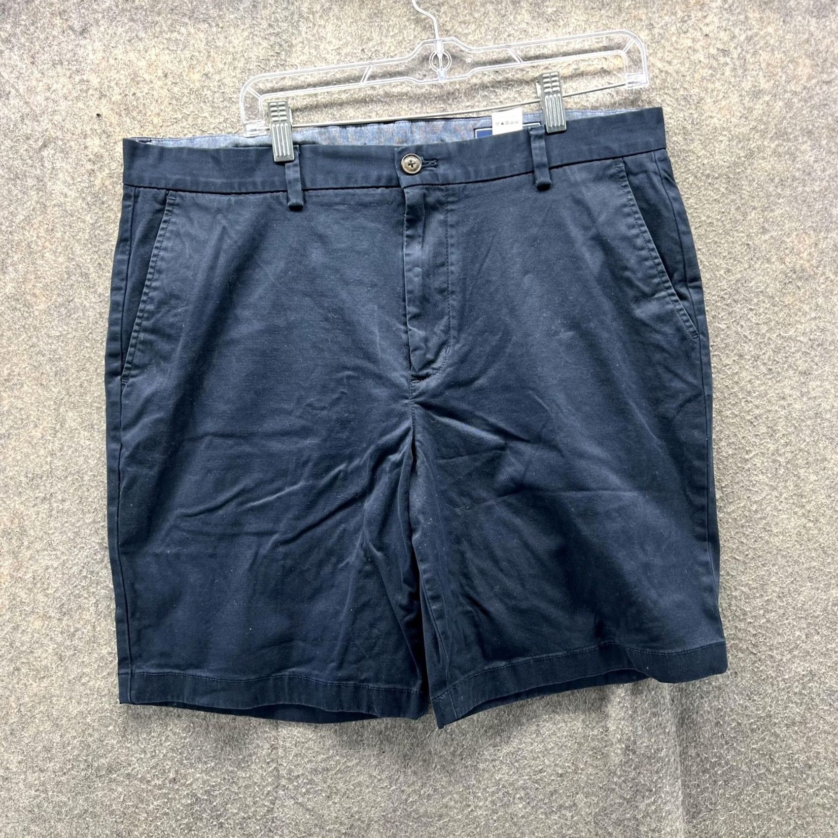 Vineyard Vines Vineyard Vines Shorts Mens 35 Navy Stretch Chino Flat Front Casual Size US 35 - 2 Thumbnail