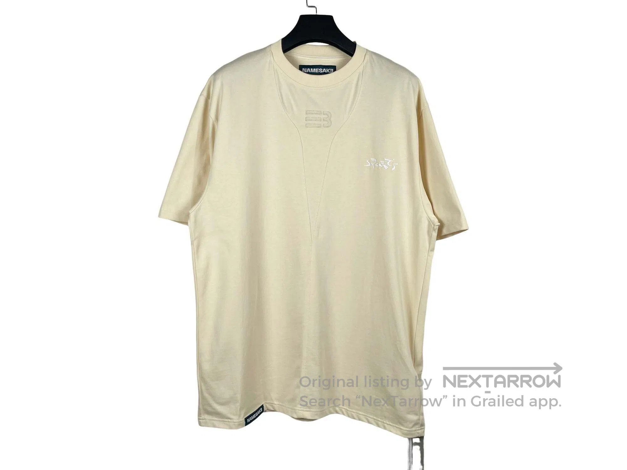 NAMESAKE Namesake White Printed Tapered Short Sleeve Size US M / EU 48-50 / 2 - 1 Thumbnail