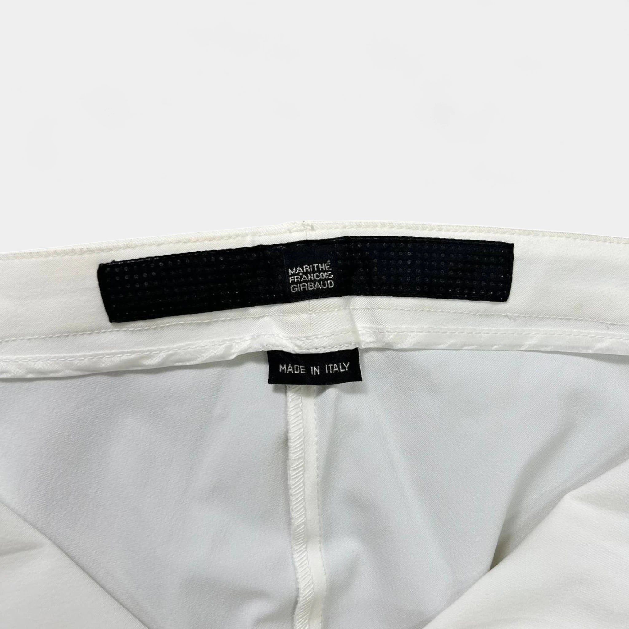 Marithe + Francois Girbaud Marithé + François Girbaud White Straight Leg Pants Size 27" / US 4 / IT 40 - 5 Thumbnail