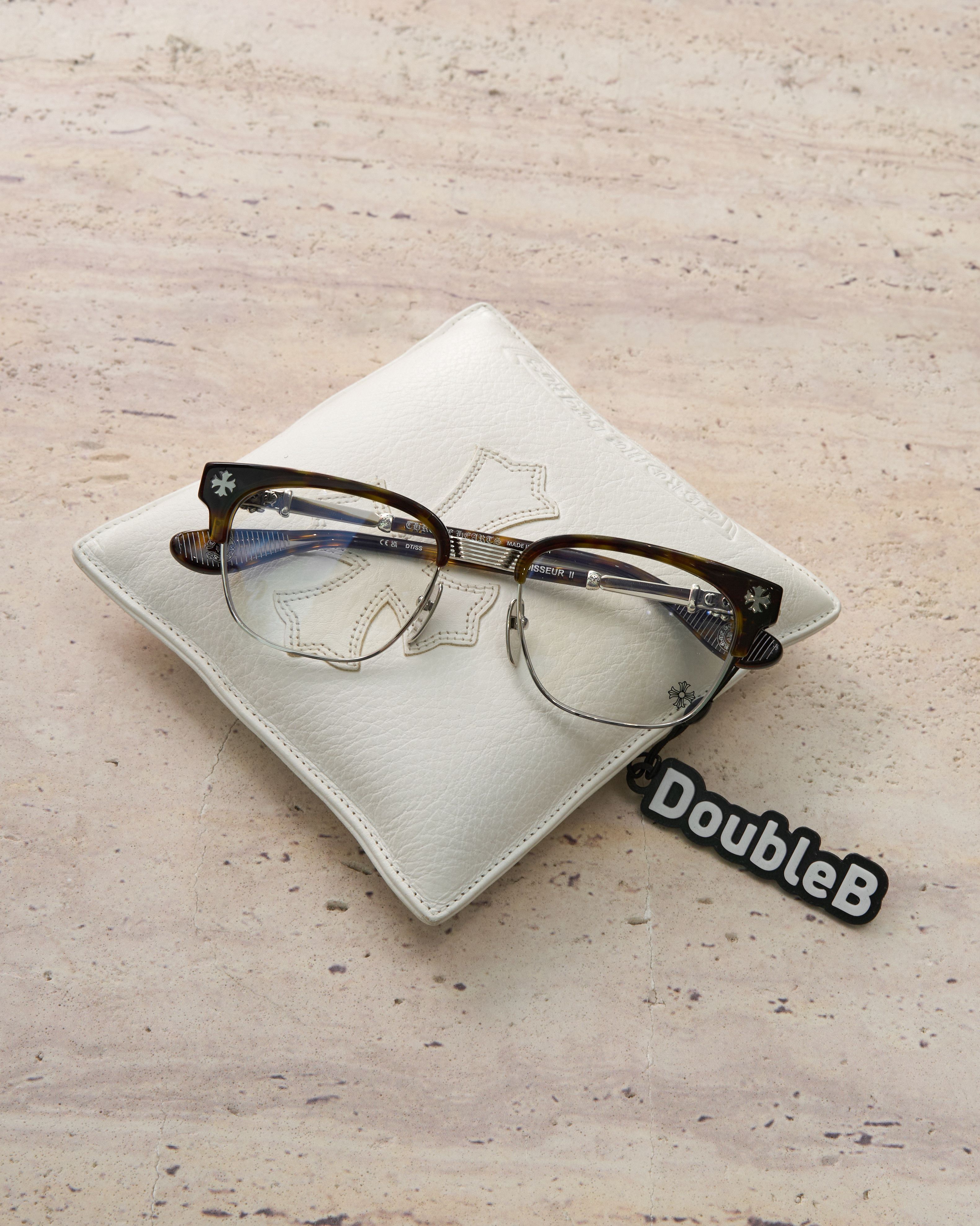 Chrome Hearts CHROME HEARTS BONENNOISSEUR II Dark Tortoise/Shiny Silver Size ONE SIZE - 3 Thumbnail