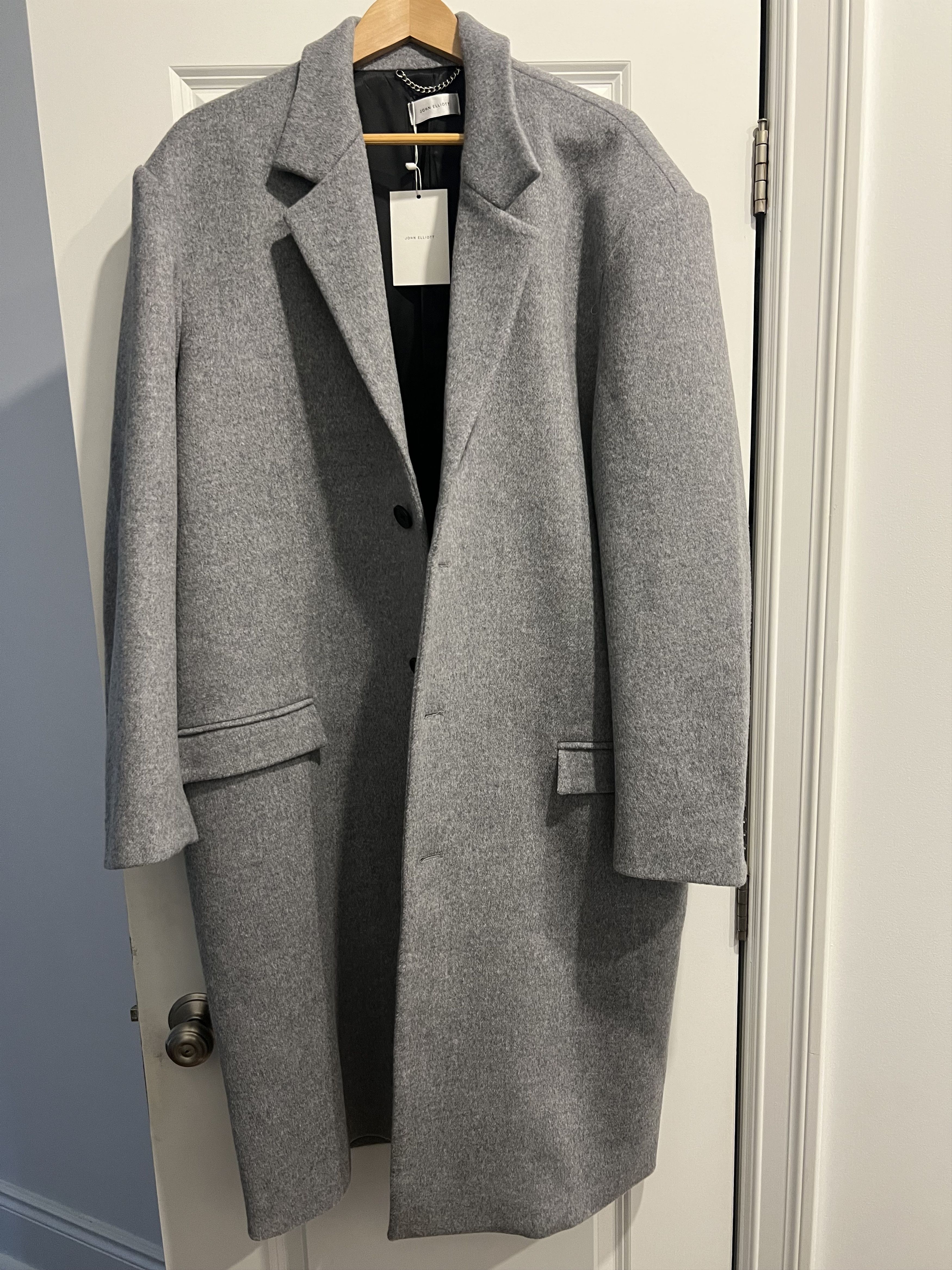 John Elliott Wool Overcoat Size US L / EU 52-54 / 3 - 4 Thumbnail