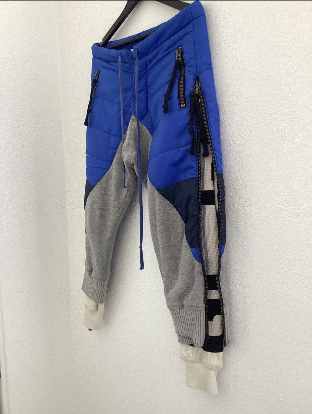 Greg Lauren BLUE PUFFER ZIP PANT Size US 32 / EU 48 - 11 Thumbnail