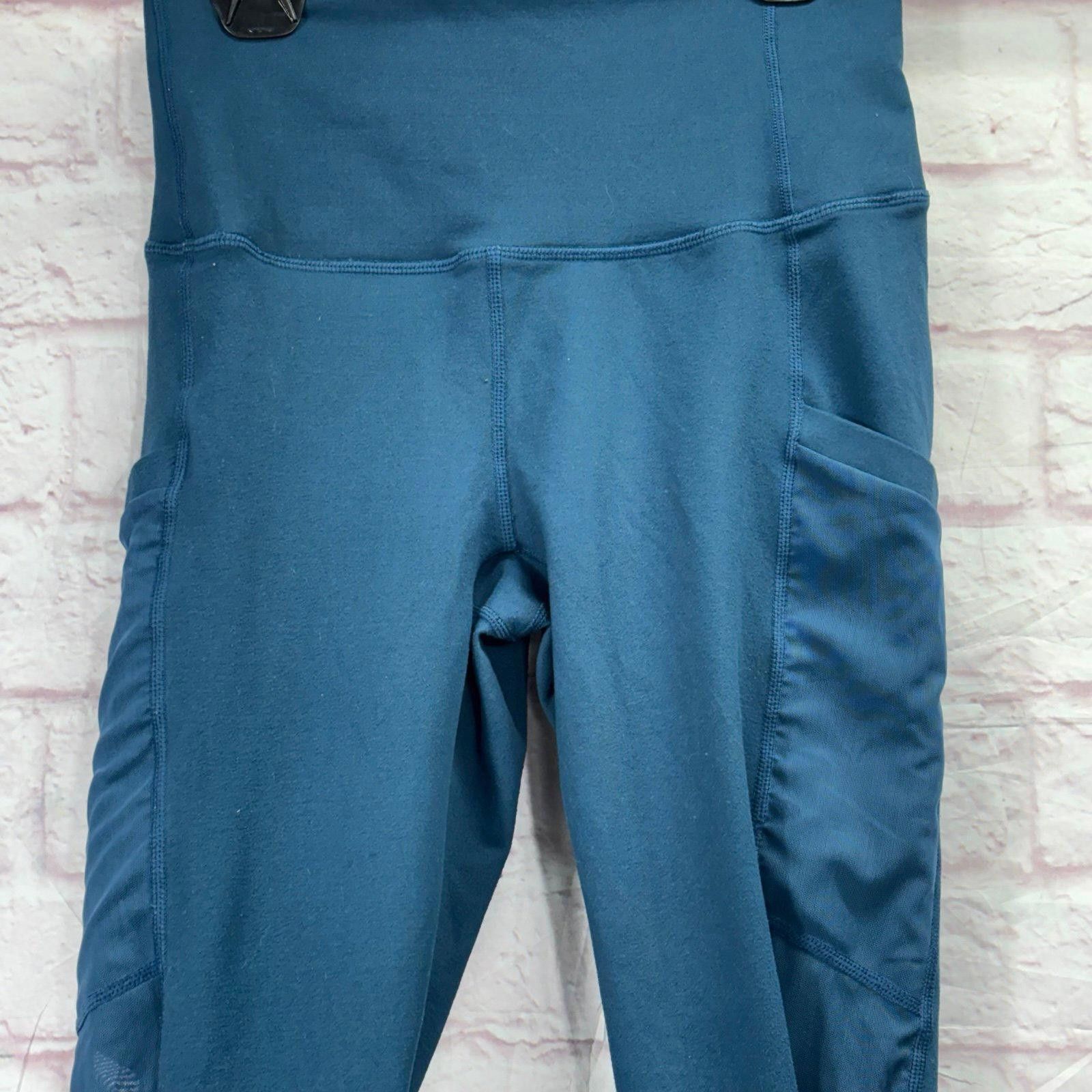 Fabletics Fabletics Small Powerhold Blue Leggings with Side Pockets Size 28" / US 6 / IT 42 - 5 Thumbnail