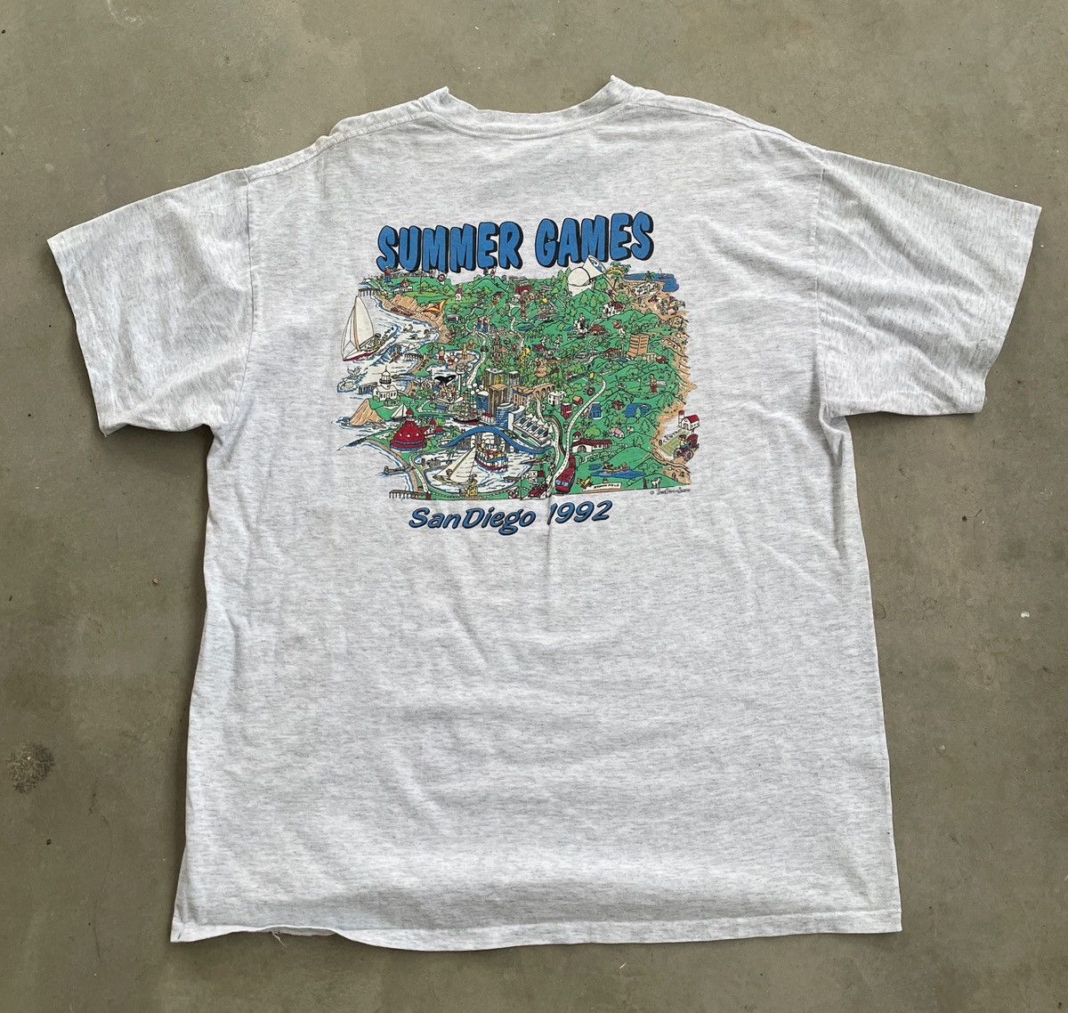 USA Olympics × Vintage VINTAGE SAN DIEGO SUMMER GAMES 1992 SUNSCREEN Size US XXL / EU 58 / 5 - 1 Thumbnail