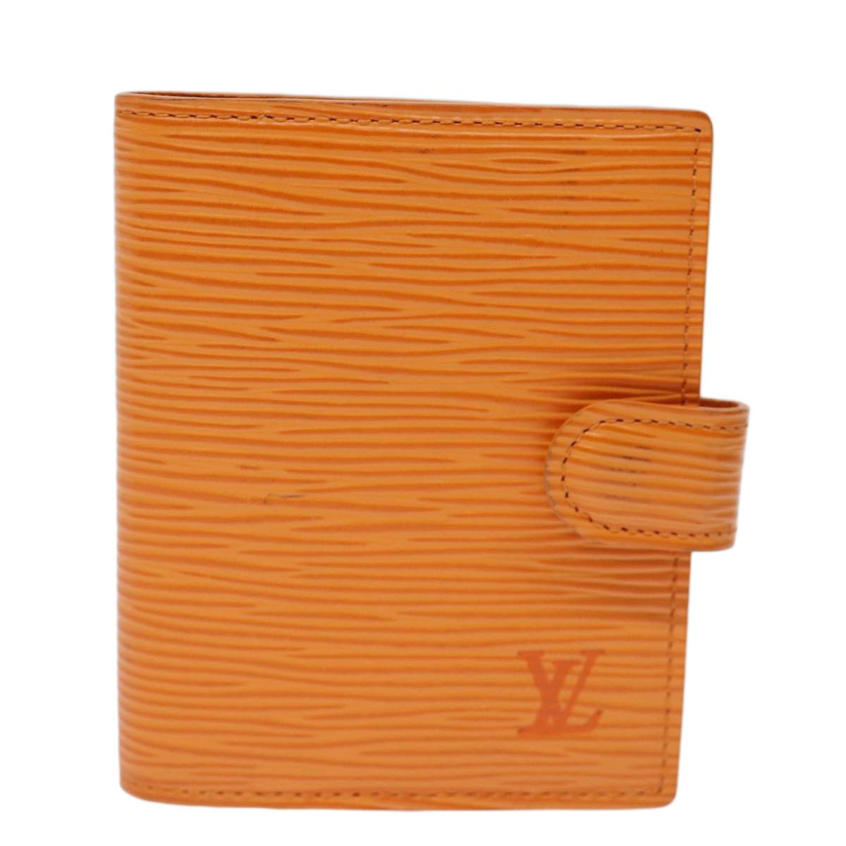 Louis Vuitton Agenda Cover Orange Leather Wallet (Pre-Owned) Size ONE SIZE - 1 Thumbnail