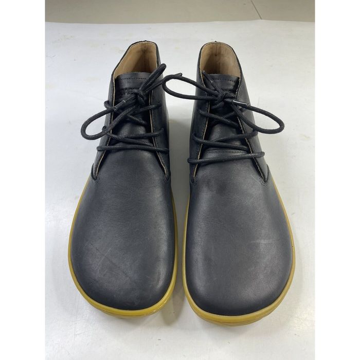 Vivobarefoot Vivobarefoot Addis Desert Black Leather Chukka Boot