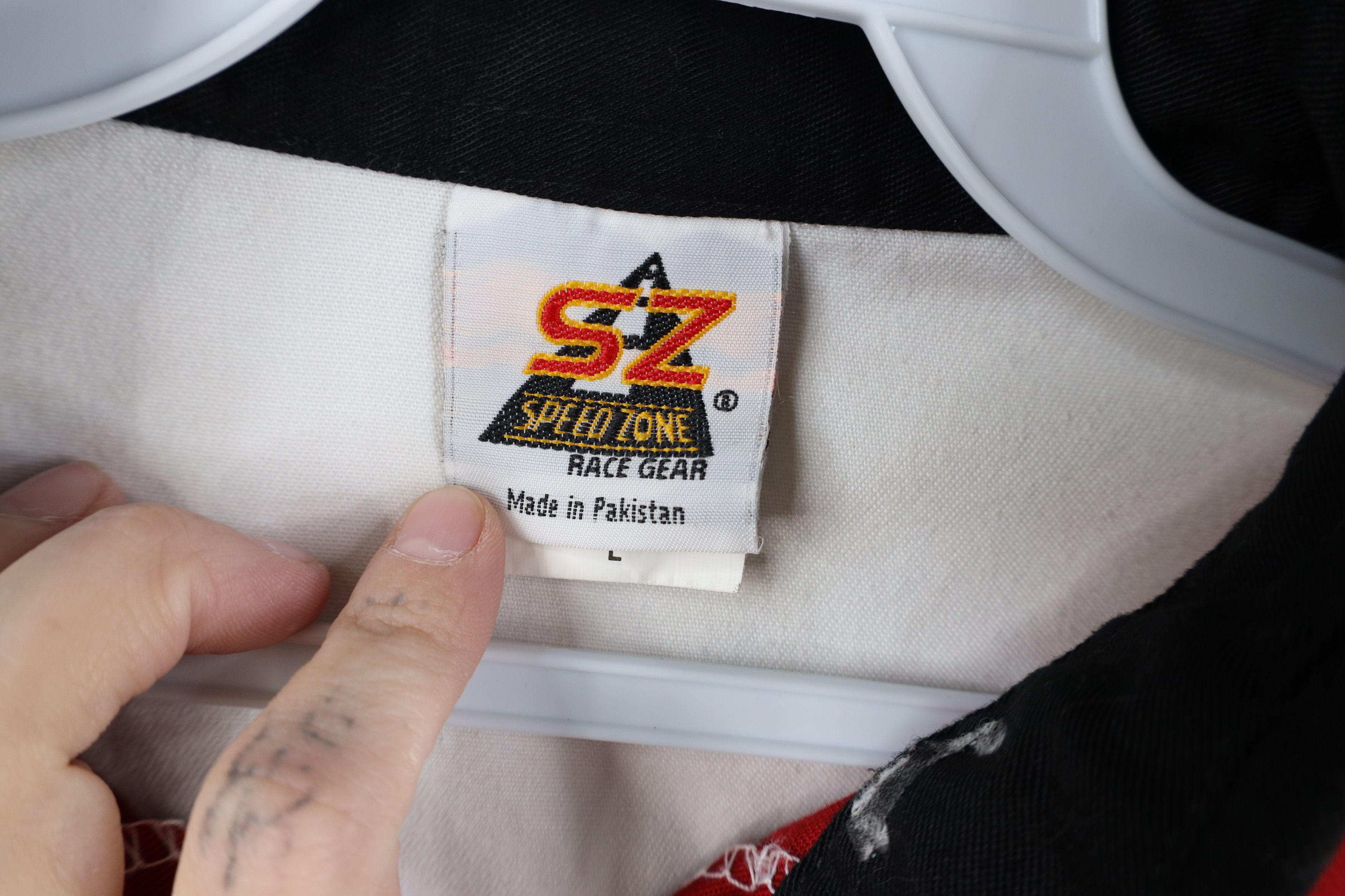 Vintage Vintage 90s Block Pit Crew Racing Collared Button Shirt Size US L / EU 52-54 / 3 - 7 Thumbnail