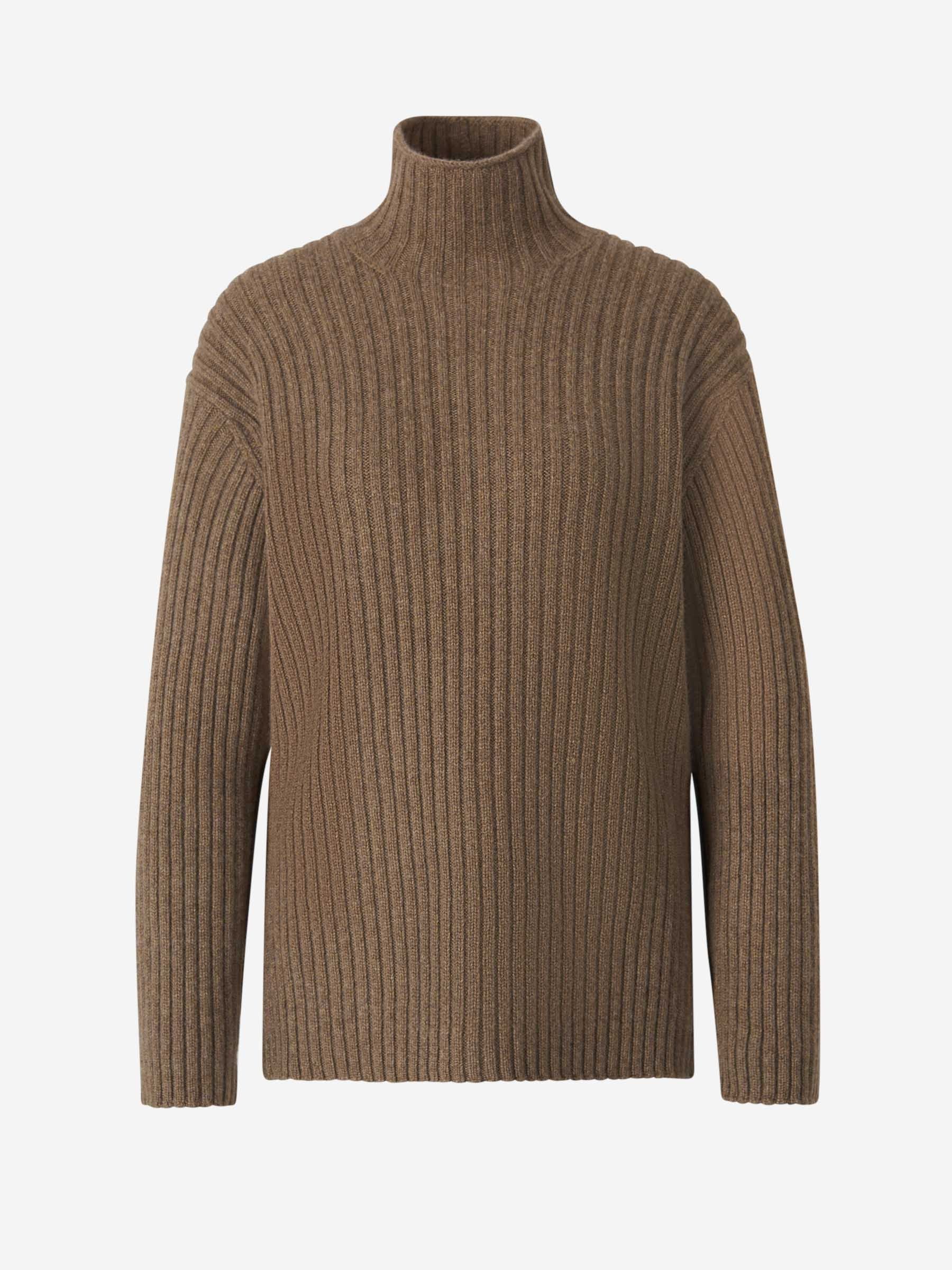 Loro Piana o1w1db10825 FAO2823 Fobello Turtleneck Sweater in Brown Size XS / US 0-2 / IT 36-38 - 1 Thumbnail