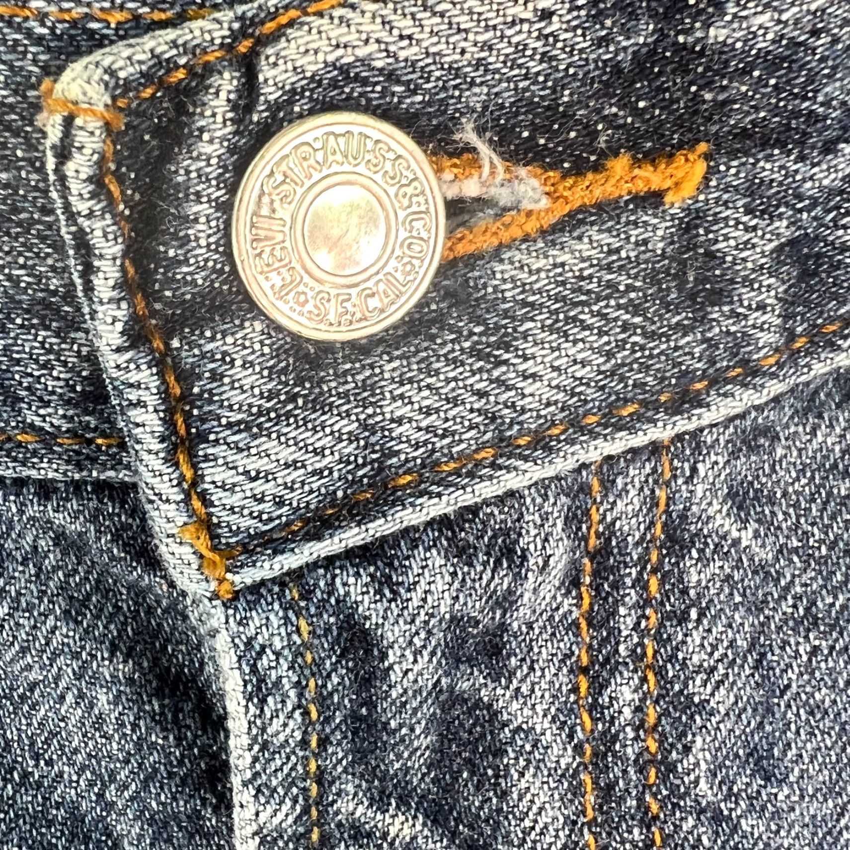 Levi's VINTAGE Levi's 505 Mens Denim Flat Front Regular Fit Mid Rise Blue Biker Shorts Size 36 Size US 36 / EU 52 - 3 Thumbnail