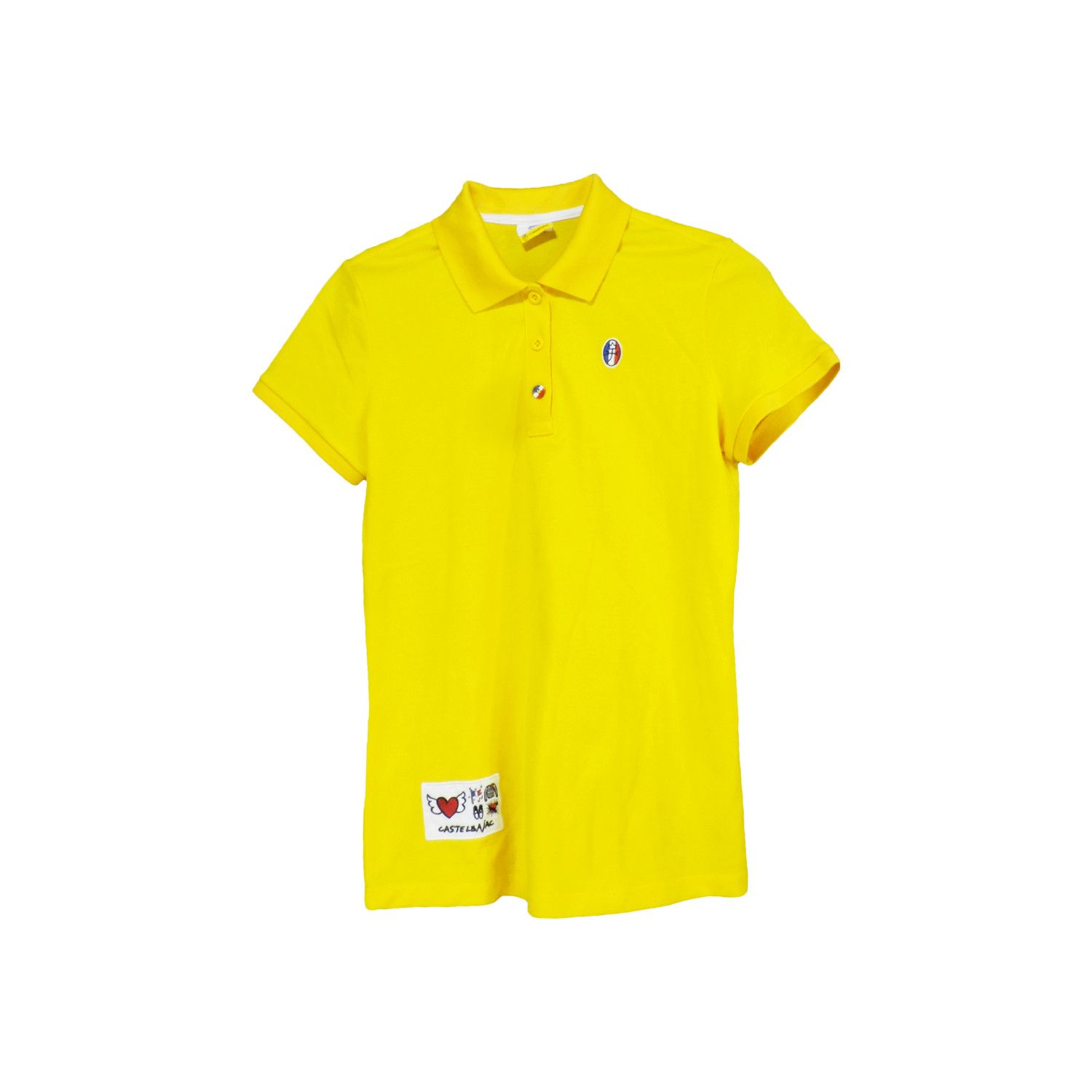 Jean Charles De Castelbajac JEAN-CHARLES DE CASTELBAJAC FRENCH LOVE POLO SHIRT Size S / US 4 / IT 40 - 1 Thumbnail