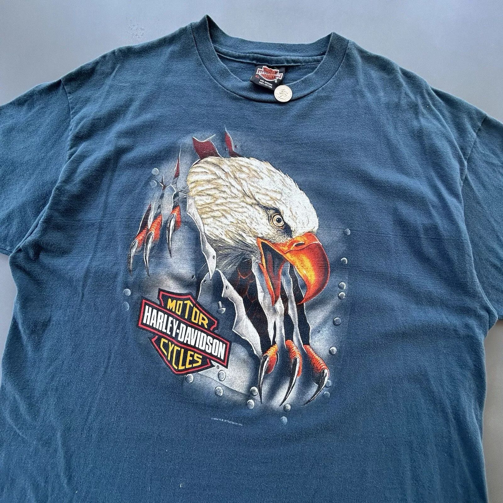Harley Davidson Vintage Harley Davidson Shirt Adult Extra Large 90s Size US XL / EU 56 / 4 - 8 Thumbnail