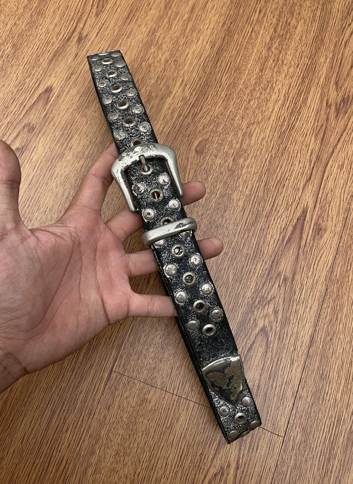 If Six Was Nine Studded ringer punk belt Size ONE SIZE - 4 Thumbnail