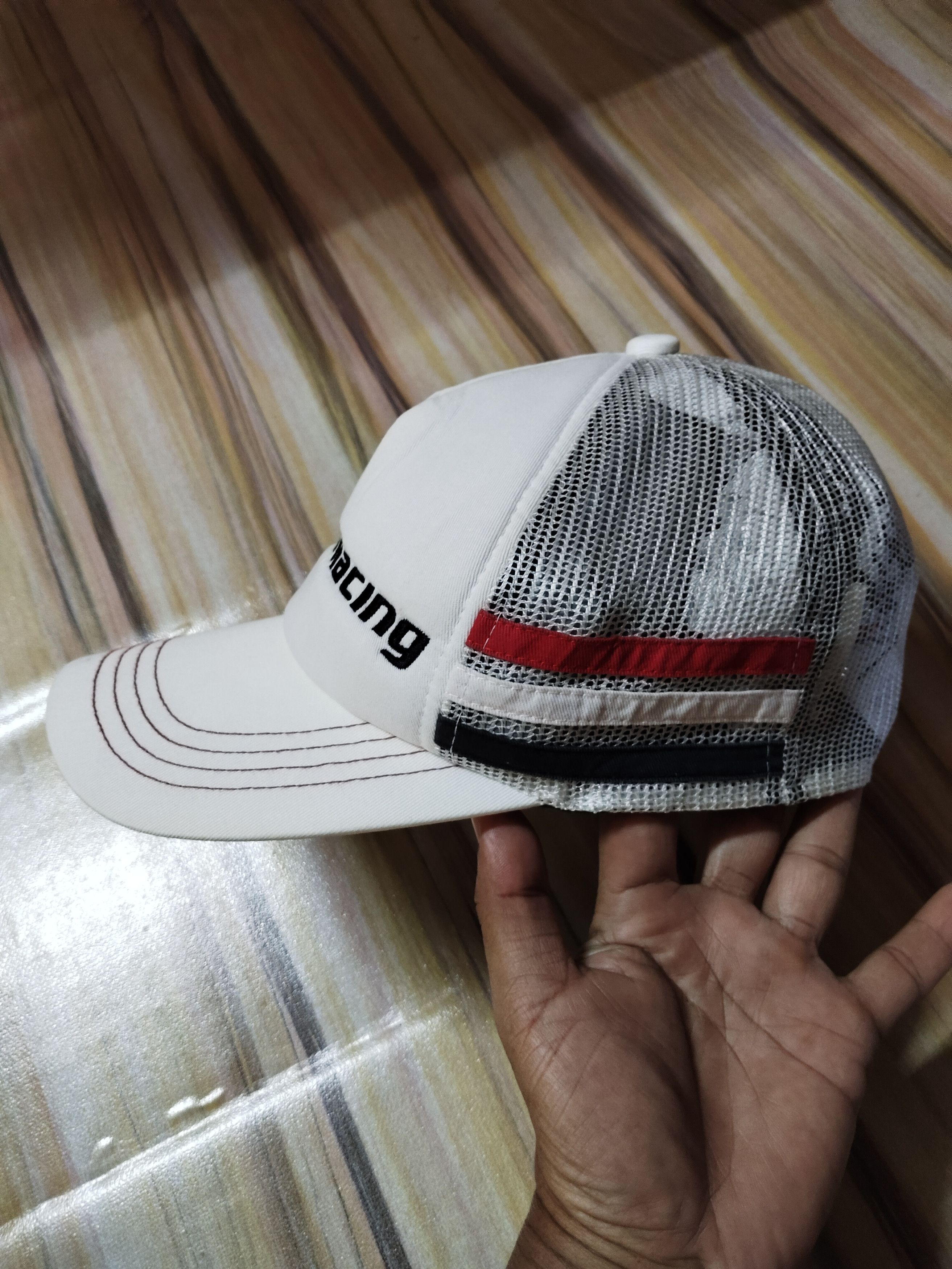 Honda Vintage HONDA RACING 3 Line Trucker Cap Size ONE SIZE - 3 Thumbnail