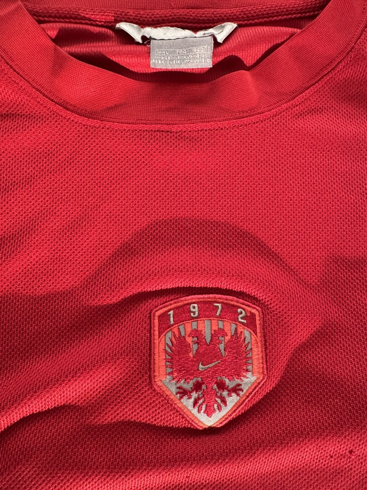 Nike Y2K Nike red long sleeve jersey Size US XXL / EU 58 / 5 - 7 Thumbnail