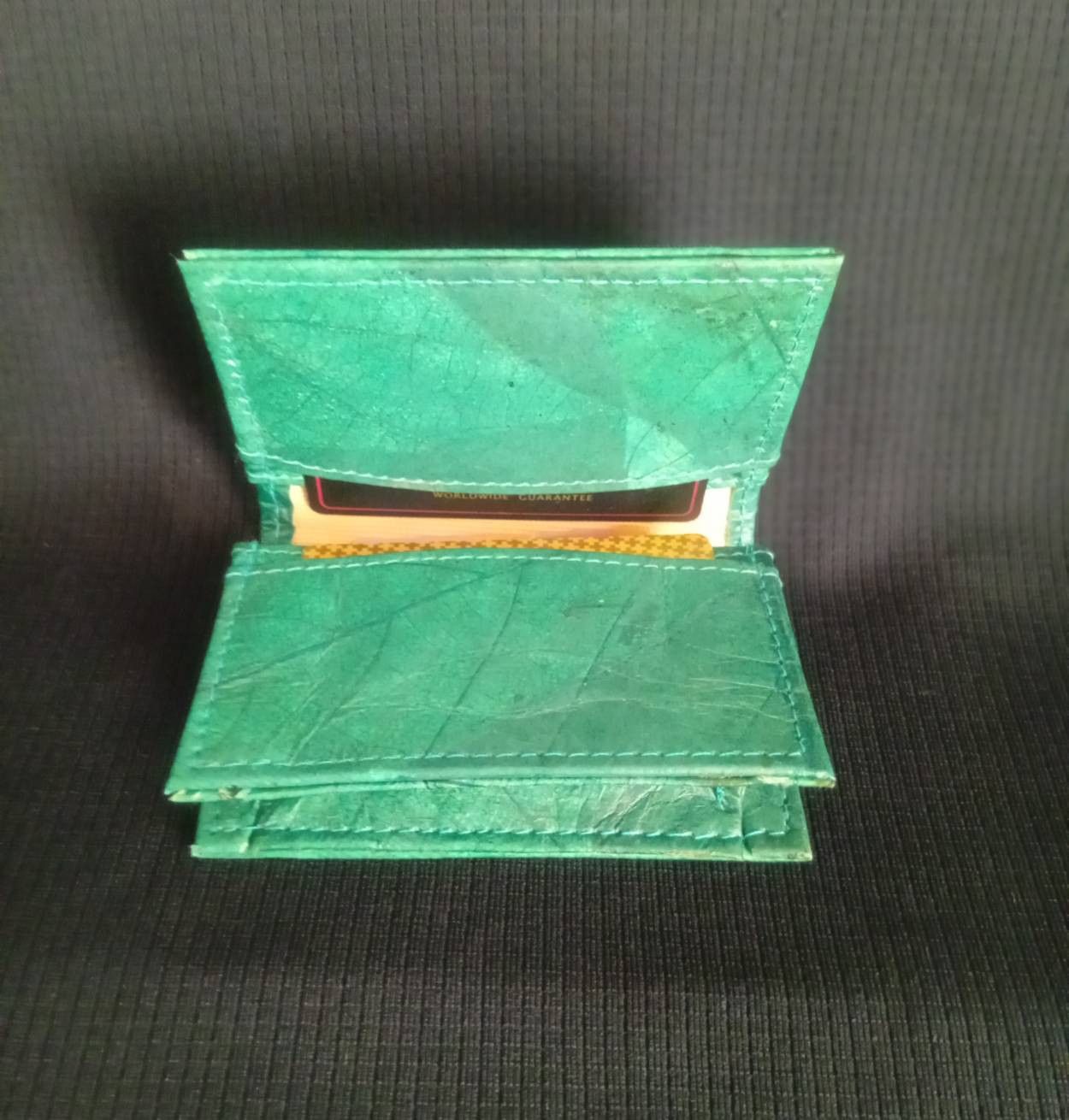 Other GREEN MAGNET NAME CARD WALLET LEAF LEATHER NAME CARD HOLDER Size ONE SIZE - 1 Thumbnail