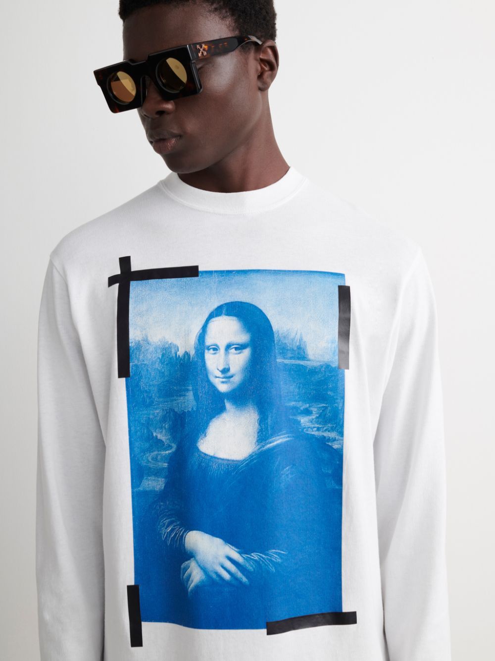 Off-White White Mona Lisa Logo Skate Long Sleeve T-Shirt Size XS / US 0-2 / IT 36-38 - 3 Thumbnail