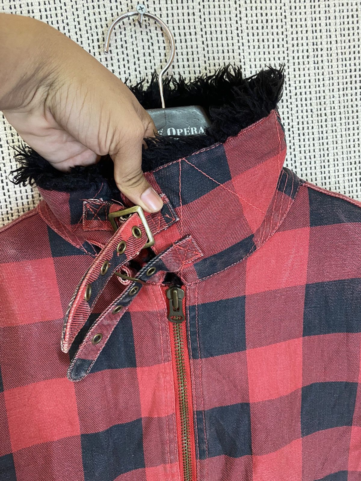 If Six Was Nine × Japanese Brand × Seditionaries ‼️MARLAND TARTAN JACKET INSIDE FUR LGB DESIGN‼️ Size US M / EU 48-50 / 2 - 7 Thumbnail