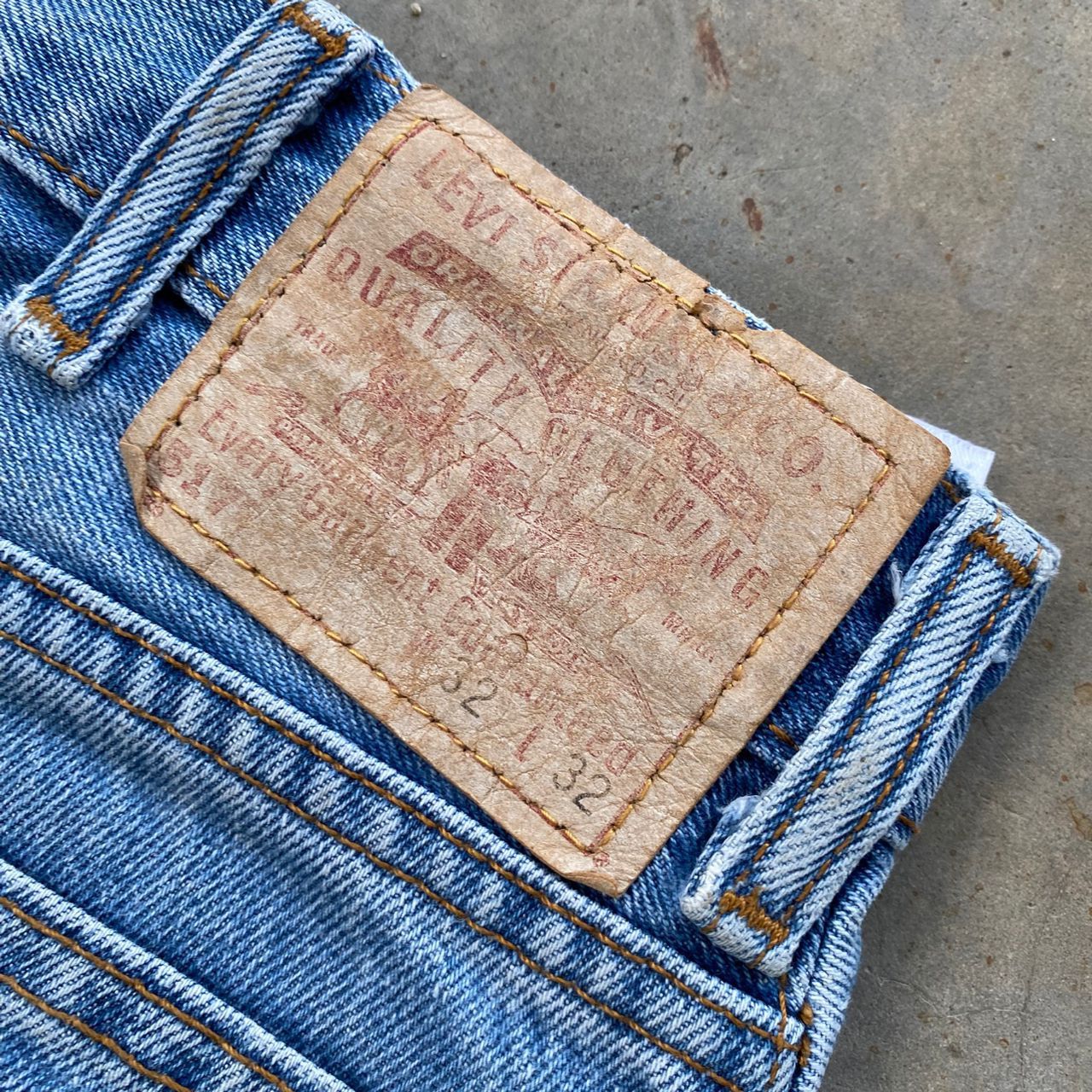 Levi's Vintage Levis 517 Flare Denim Jeans Size US 31 - 14 Thumbnail