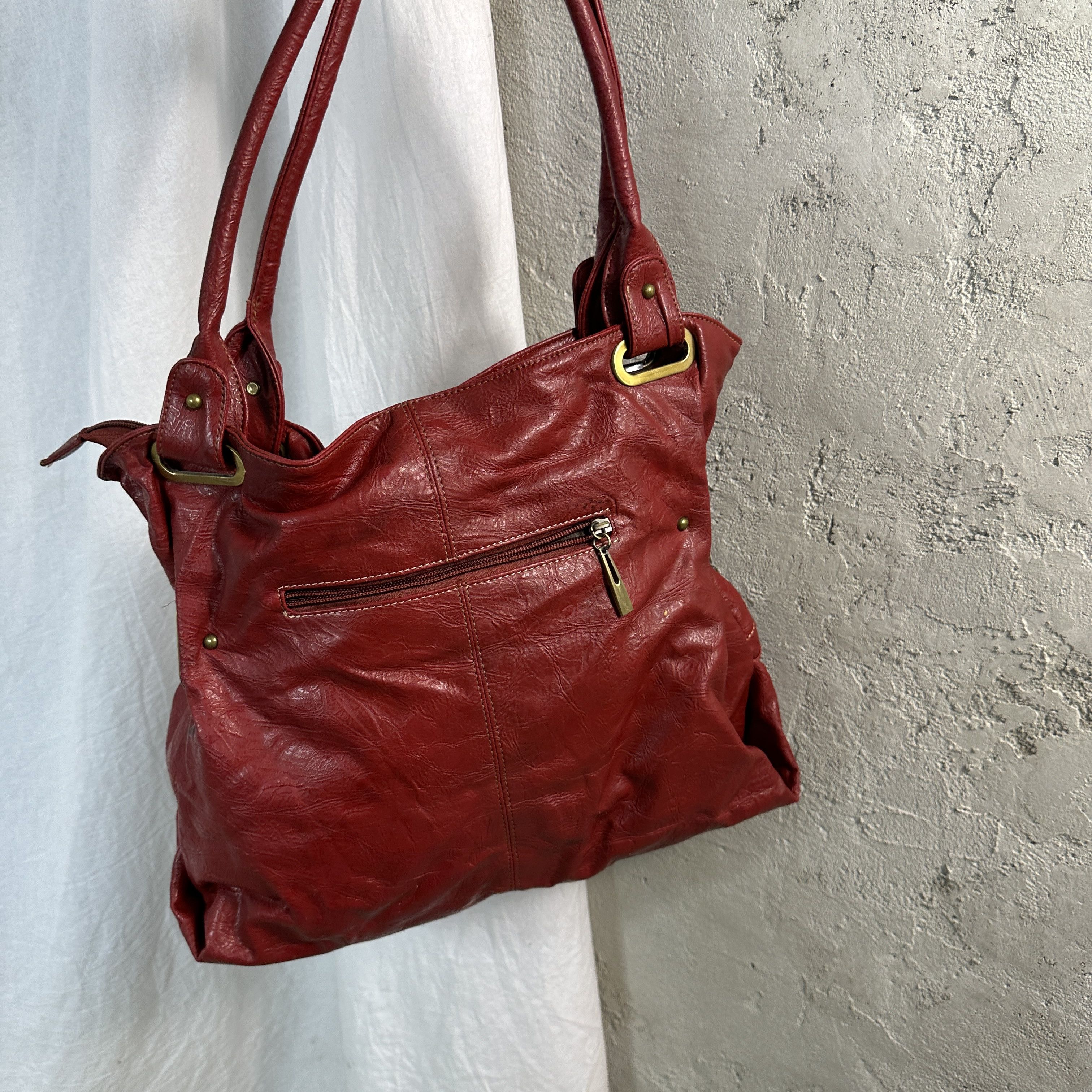 Vintage Vintage Cherry Red Bag Size ONE SIZE - 5 Thumbnail