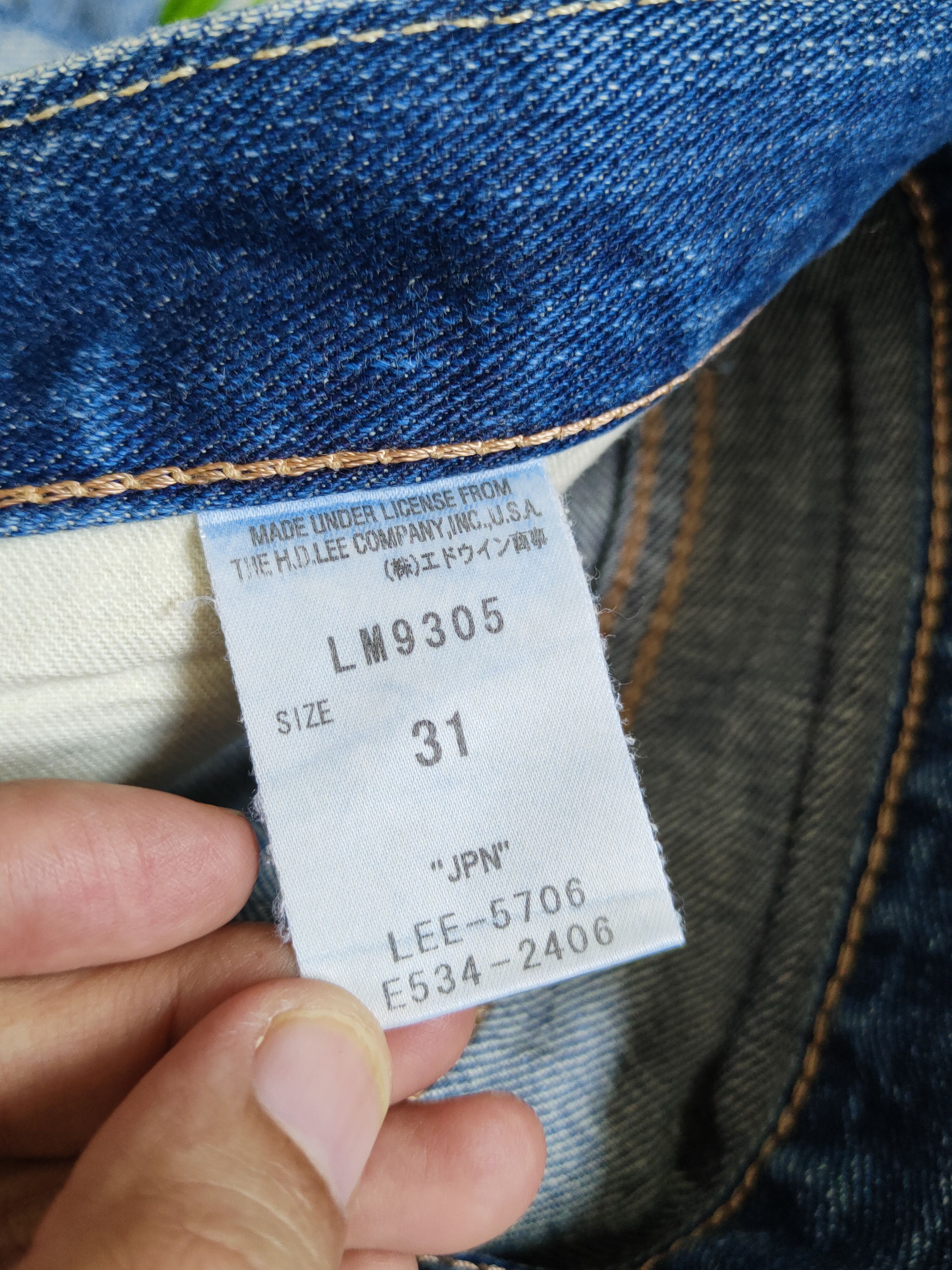 Japanese Brand Lee Blue Faded Distressed Ripped Jeans #S2242 Size US 32 / EU 48 - 16 Thumbnail
