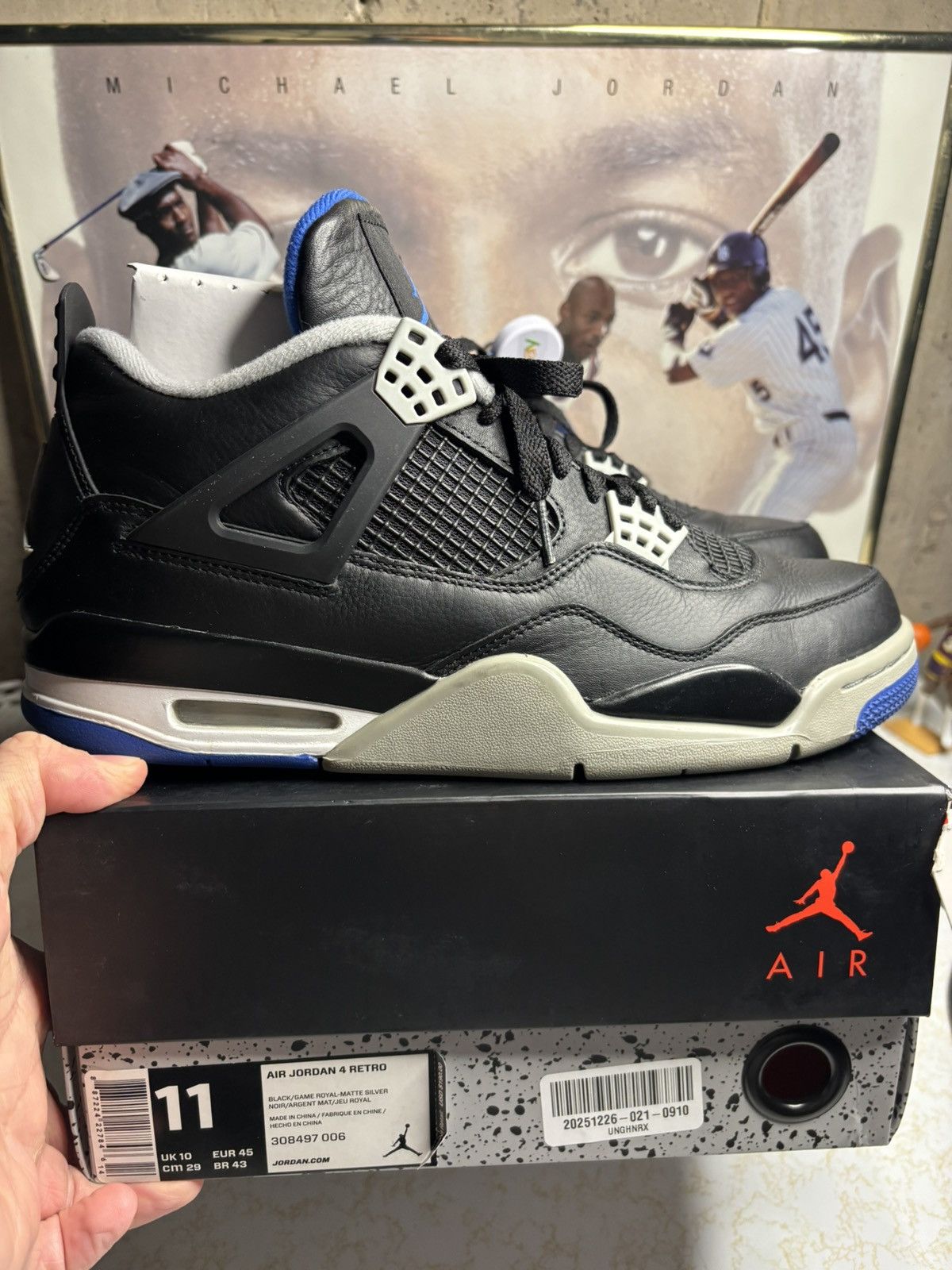 Jordan Brand Jordan Retro 4 ‘alternate motorsport’ Size US 11 / EU 44 - 1 Thumbnail