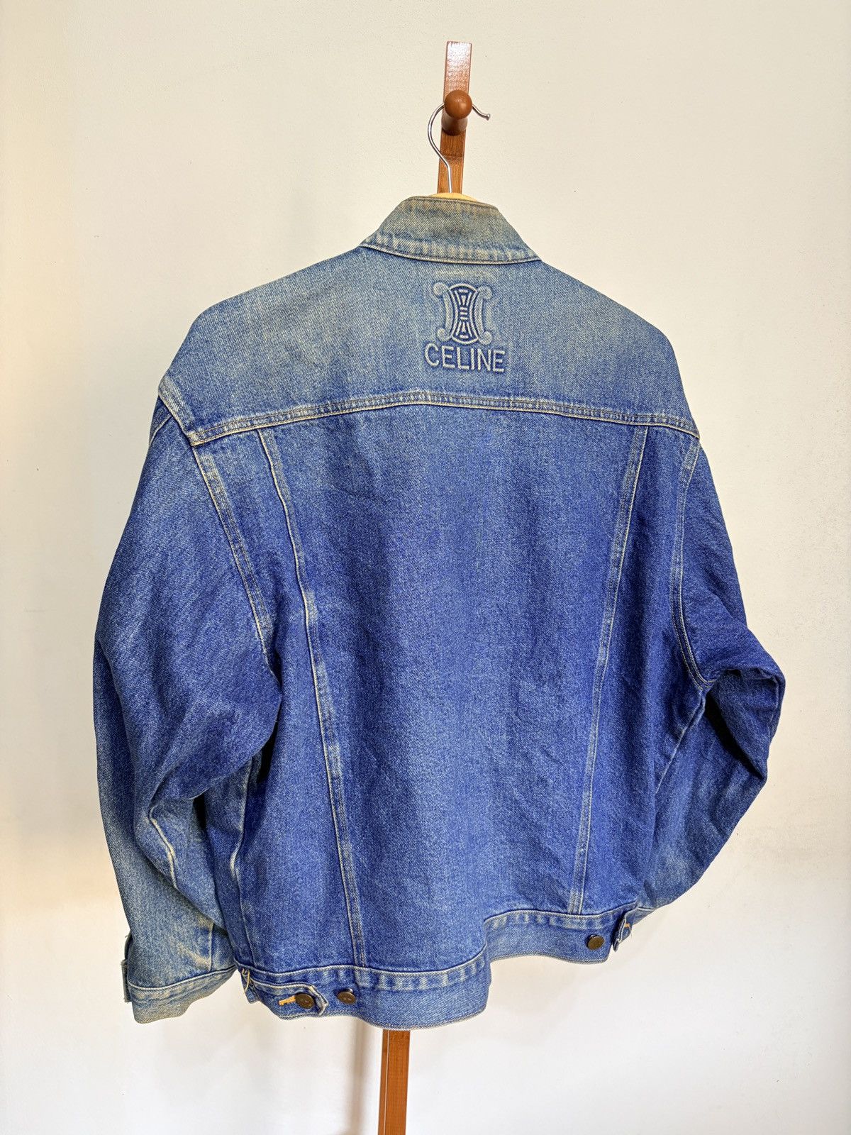 Celine Vintage Celine Denime Jacket Size US L / EU 52-54 / 3 - 4 Thumbnail