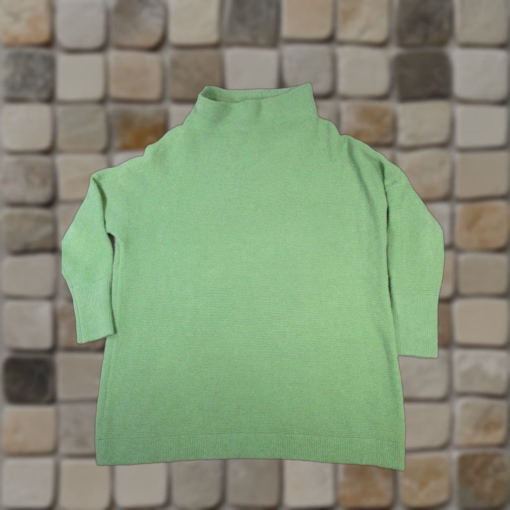 Free People Free People Sweater Womens XS Green Cotton Knit Size XS / US 0-2 / IT 36-38 - 1 Thumbnail