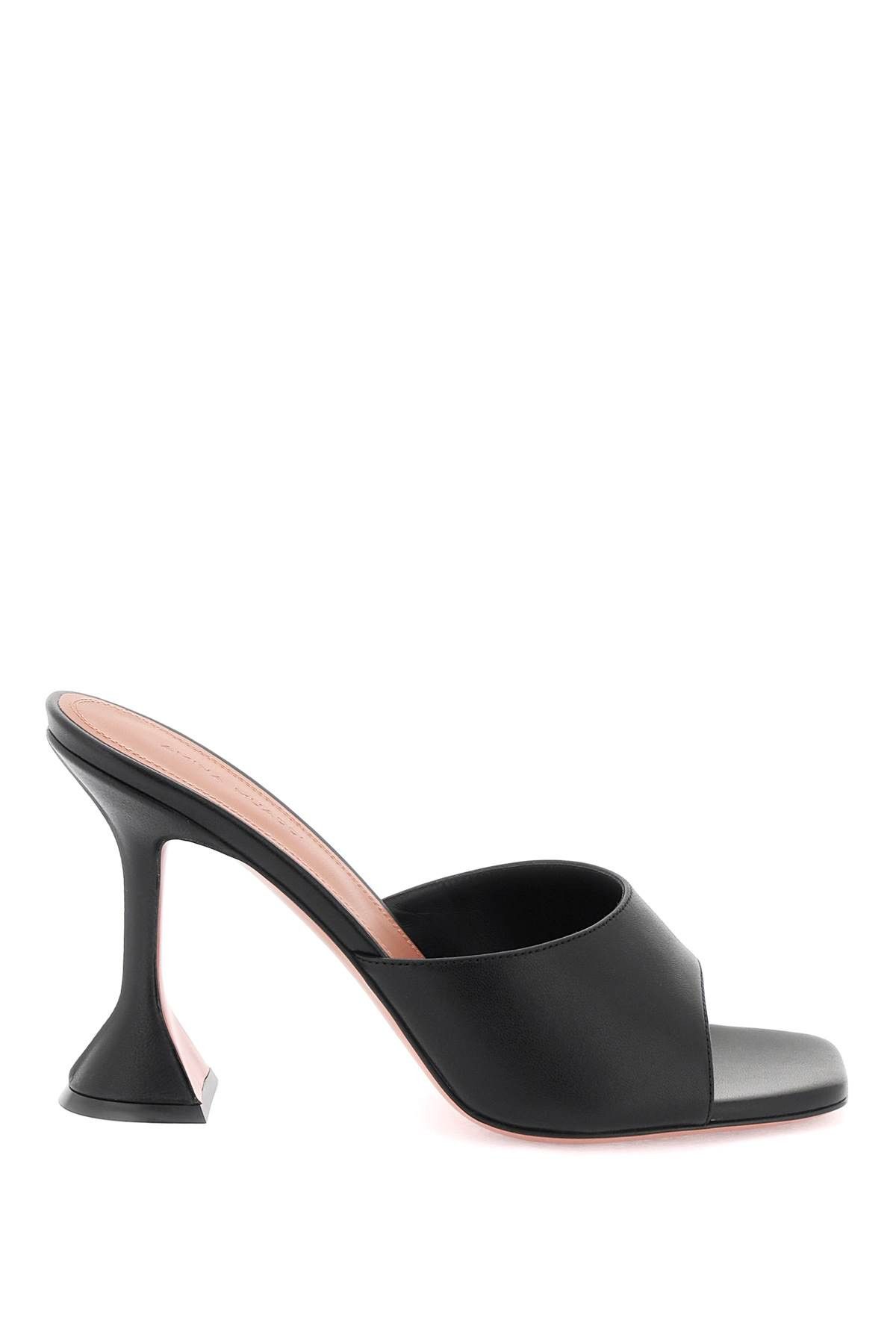 image of Amina Muaddi Lupita Mule Shoess Shoes in Black, Women's (Size 9)