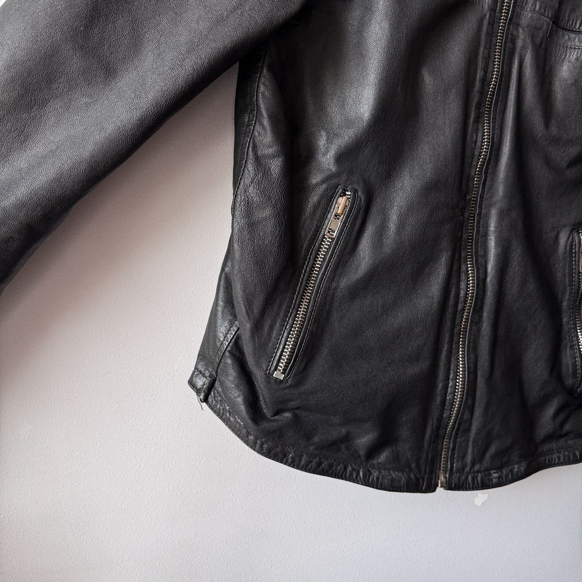 Vintage Violent Dreaming Black Leather Jacket Scandinavian Archive Size US M / EU 48-50 / 2 - 8 Thumbnail