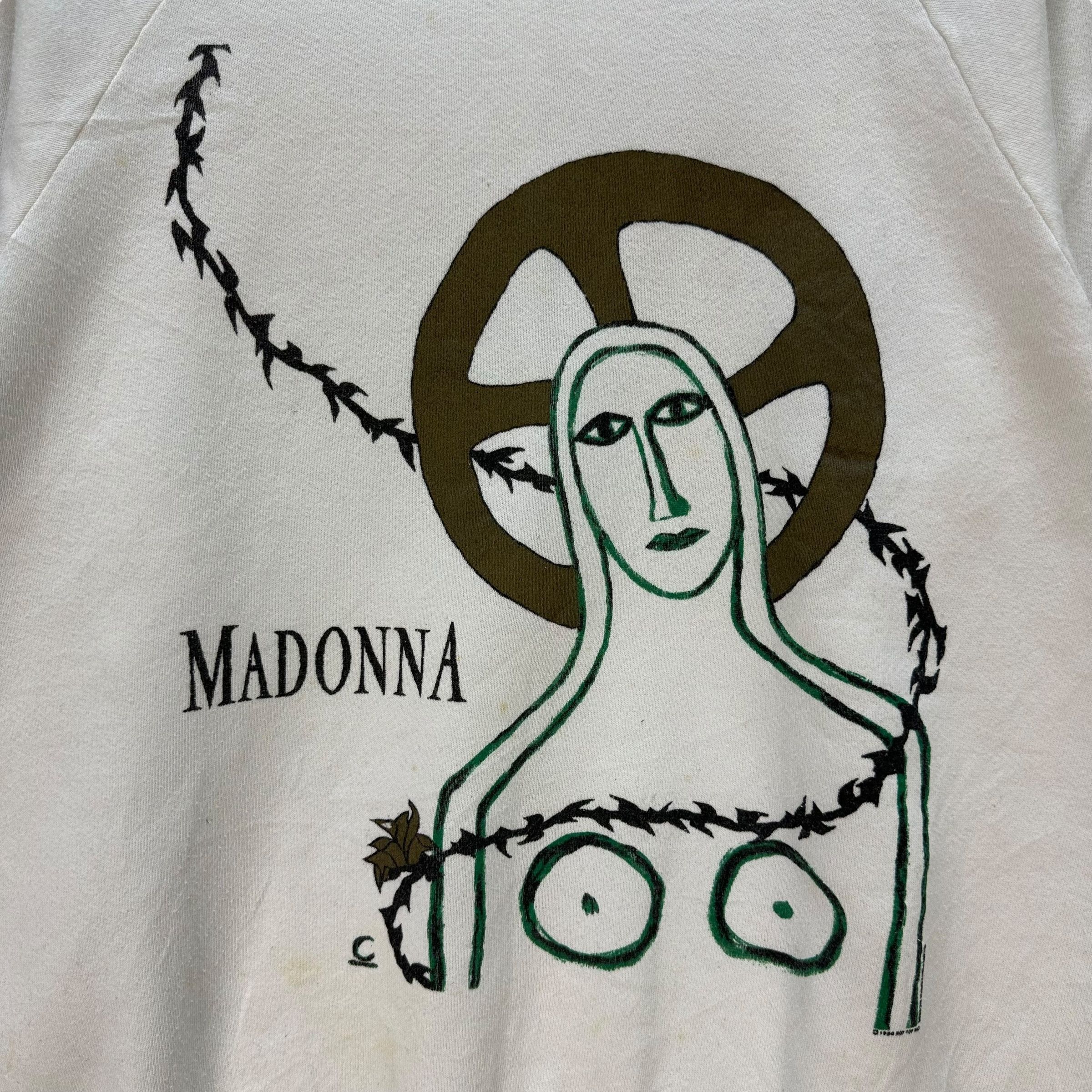 Fruit Of The Loom Vintage 1990 MADONNA MLVC Tour Crewneck Sweatshirt #A76-1840 Size US L / EU 52-54 / 3 - 3 Thumbnail